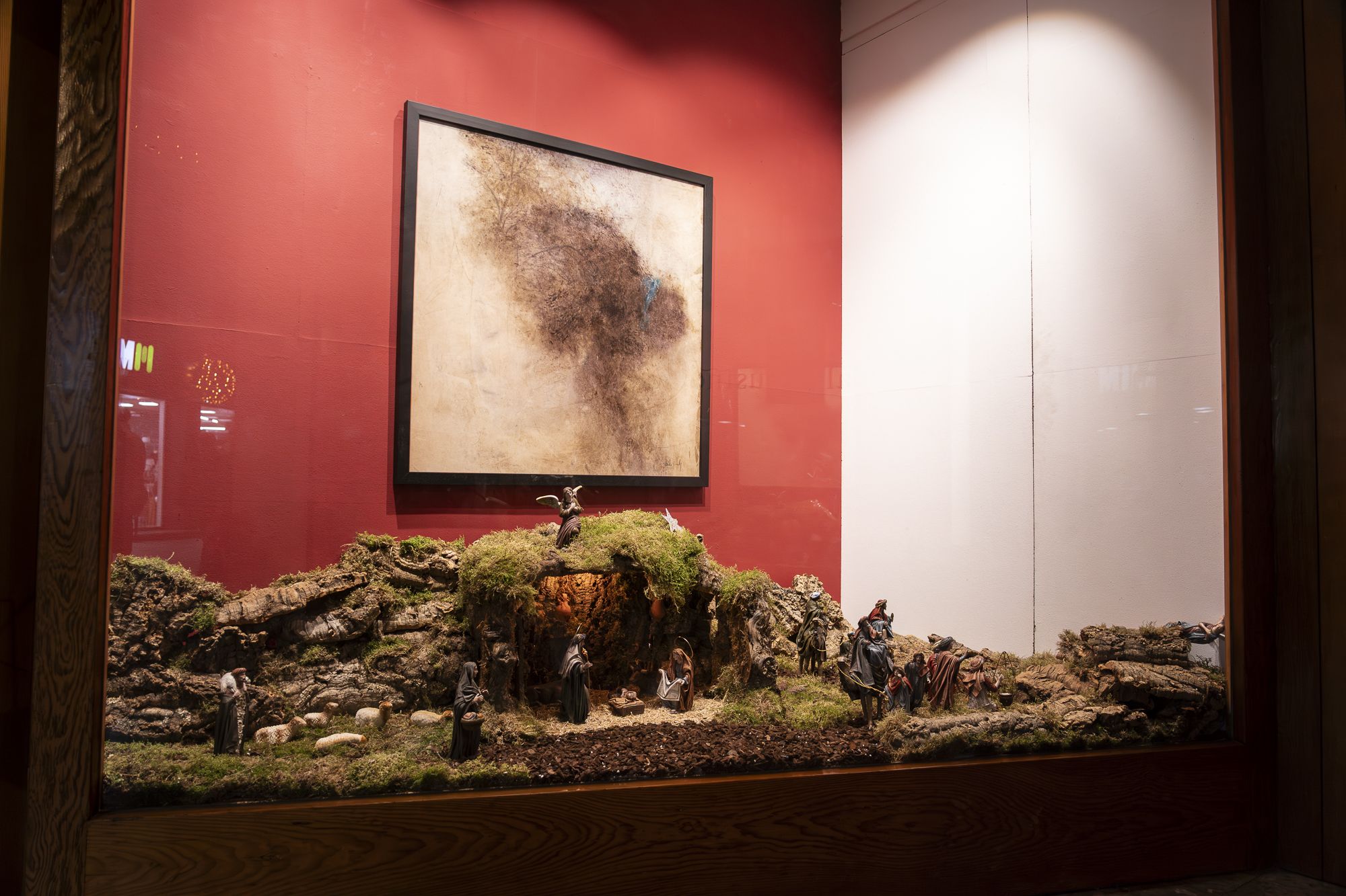 Pessebre del carrer de Santiago Rusiñol, 52 (Sala Rusiñol).  FOTO: Mireia Comas (TOT Sant Cugat)