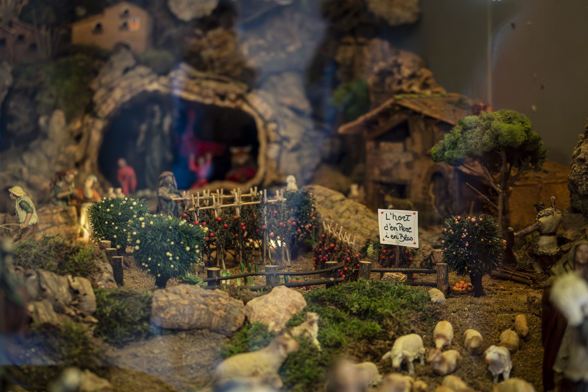 Pessebre del carrer de Santiago Rusiñol, 23 (Cal Crispín).  FOTO: Mireia Comas (TOT Sant Cugat)