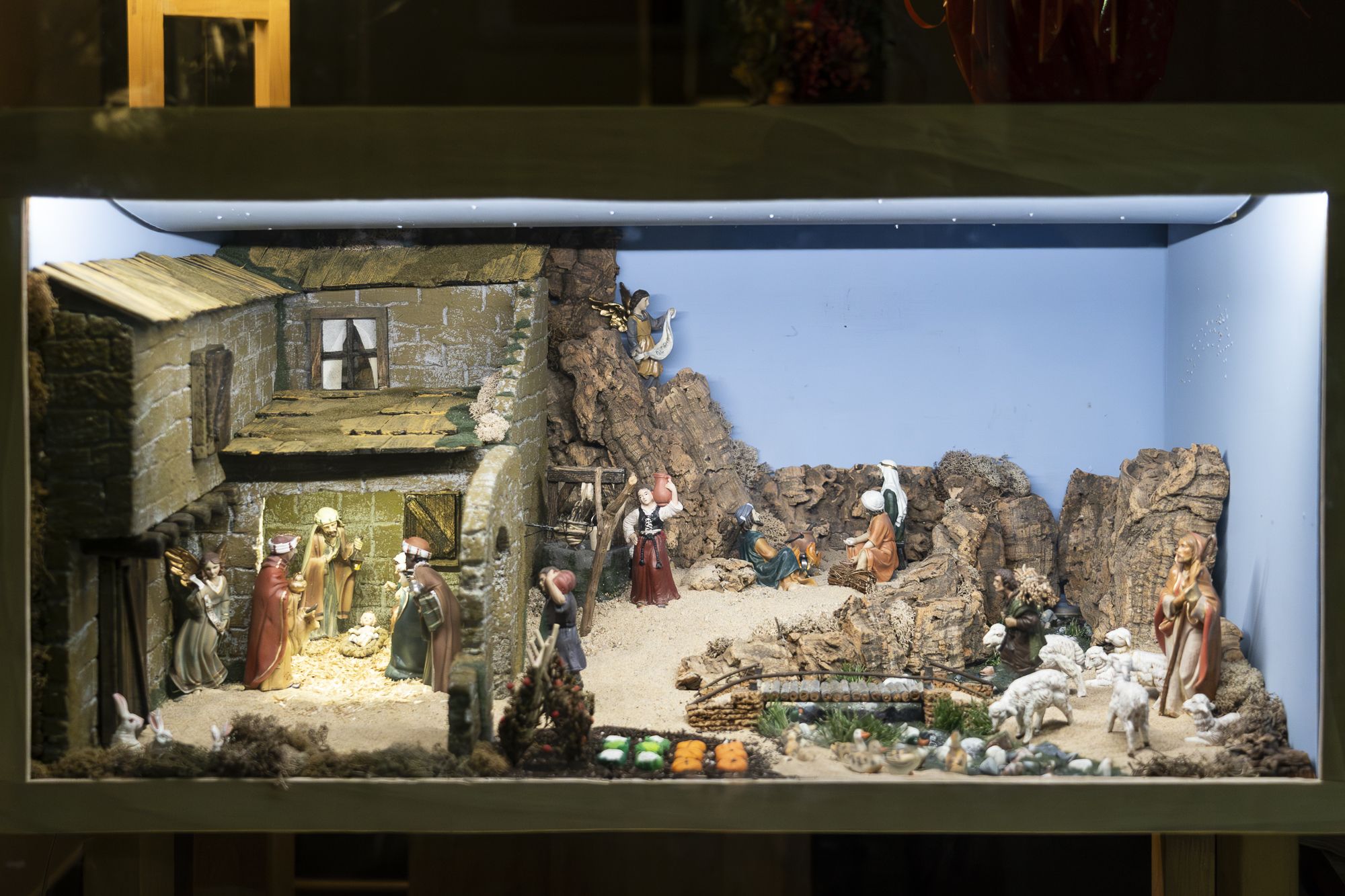 Pessebre del carrer de Sant Antoni, 52 (Nolazco). FOTO: Mireia Comas (TOT Sant Cugat)