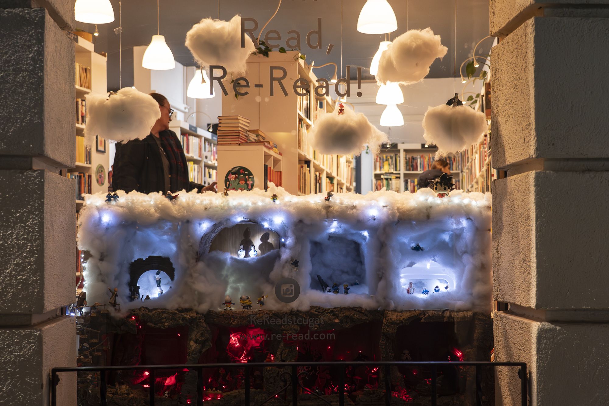 Pessebre del carrer de l'Endavallada, 18 (Re-Read). FOTO: Mireia Comas (TOT Sant Cugat)