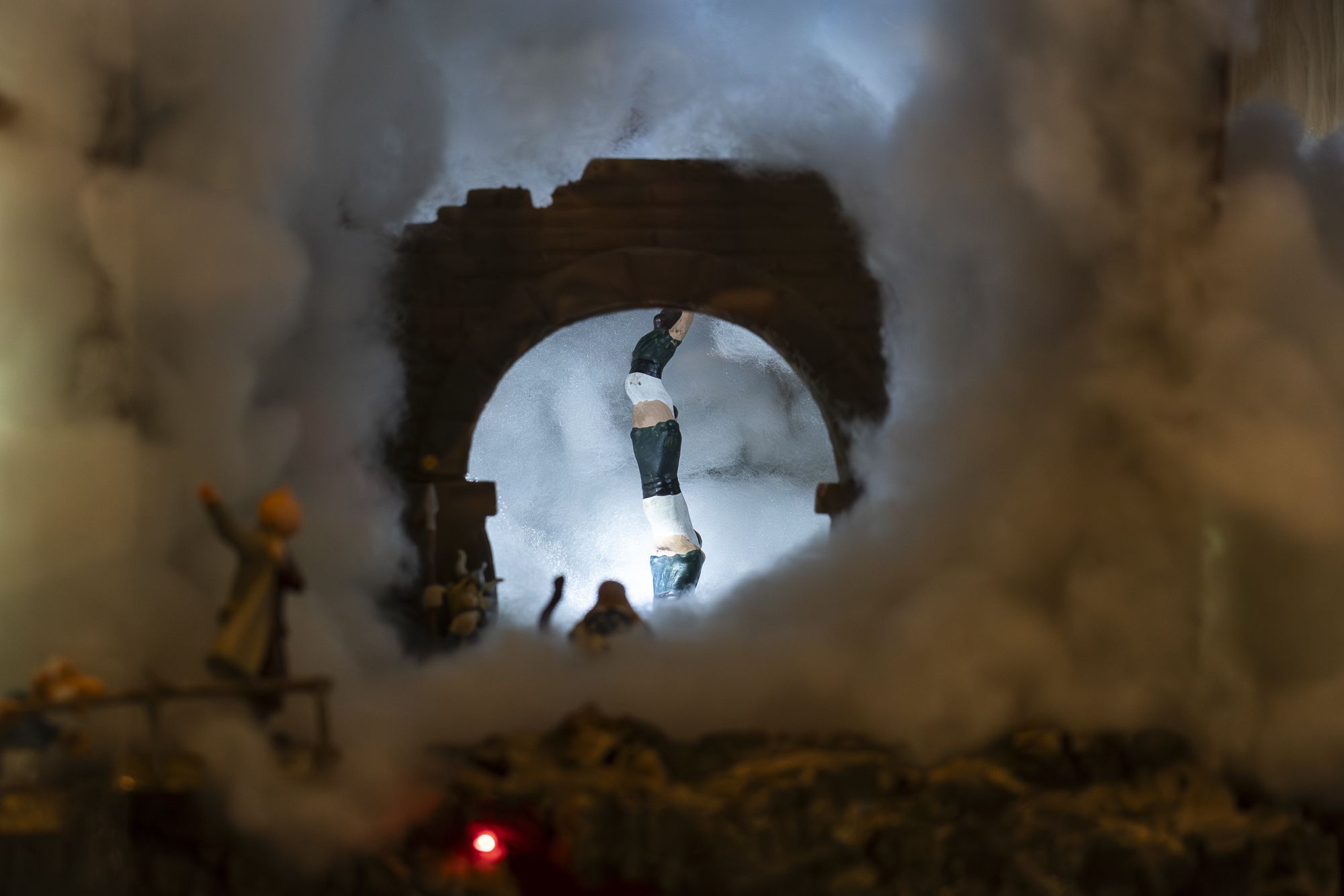 Pessebre del carrer de l'Endavallada, 18 (Re-Read). FOTO: Mireia Comas (TOT Sant Cugat)