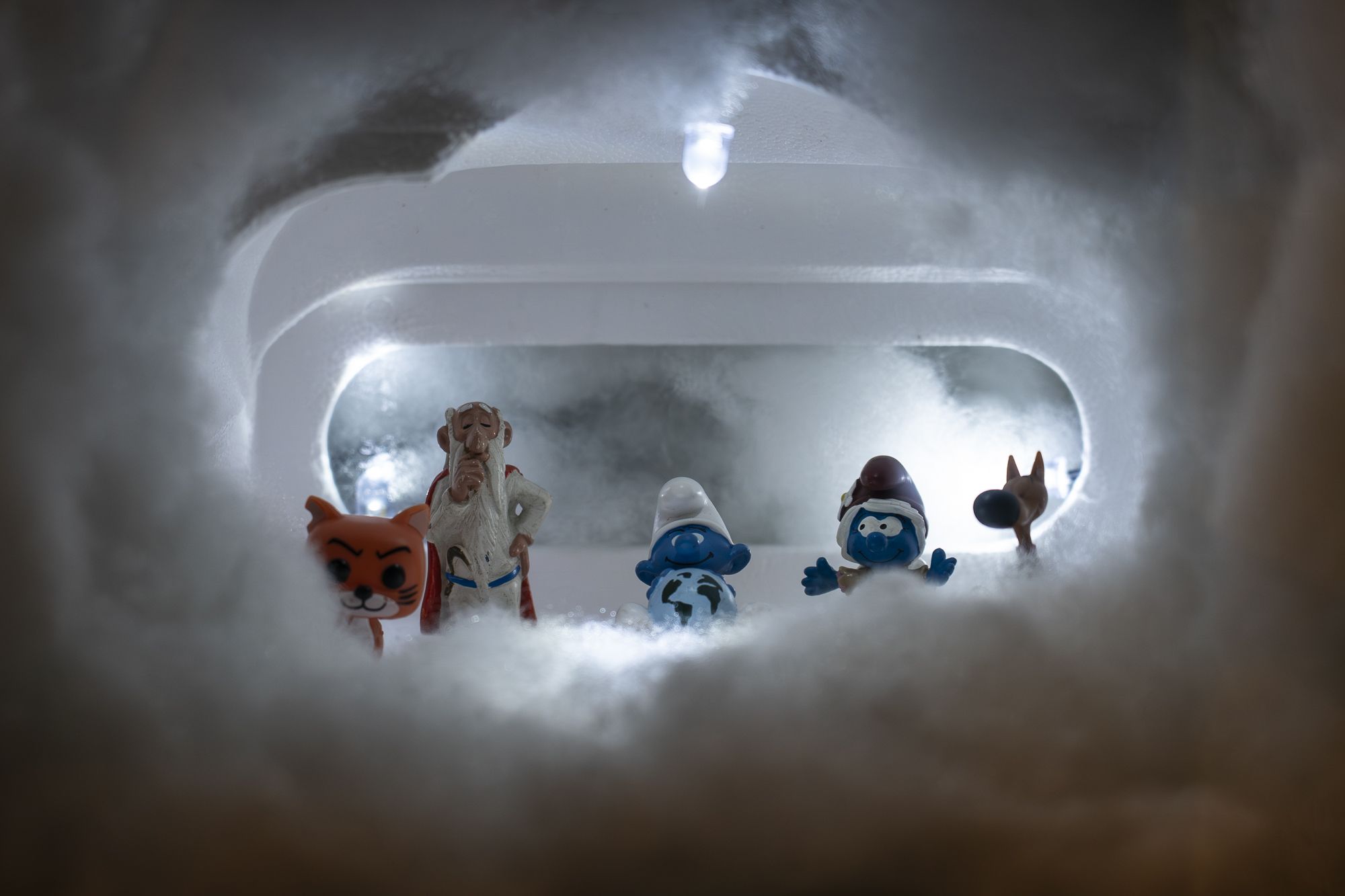 Pessebre del carrer de l'Endavallada, 18 (Re-Read). FOTO: Mireia Comas (TOT Sant Cugat)