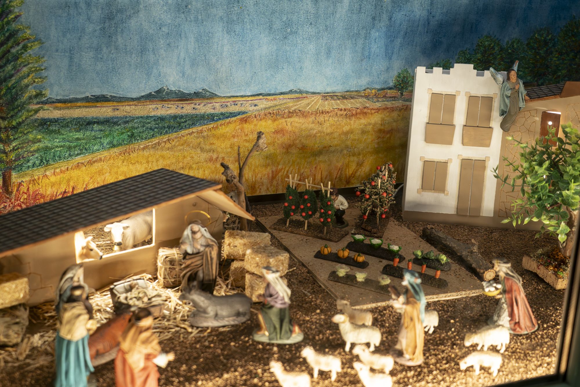 Pessebre al carrer de Xerric, 14. FOTO: Mireia Comas (TOT Sant Cugat)