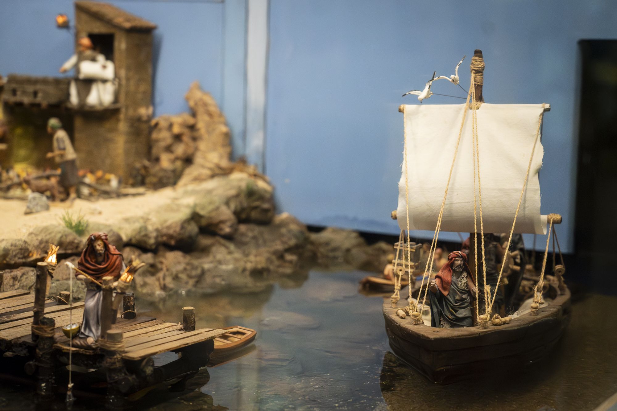 Pessebre al carrer de Sant Jordi, 10. FOTO: Mireia Comas (TOT Sant Cugat)