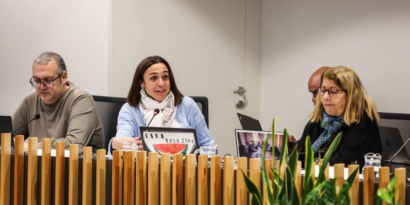 Els tres regidors del PSC: José Gallardo, Elena Vila i Pilar Gorina FOTO: Ajuntament de Sant Cugat