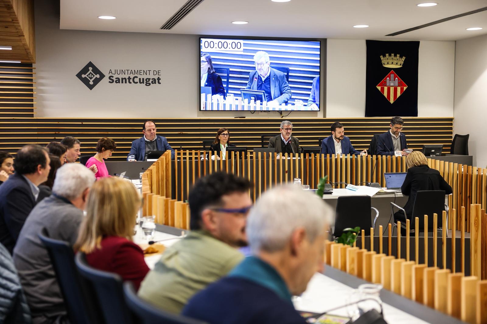 Ple municipal de desembre FOTO: Ajuntament de Sant Cugat