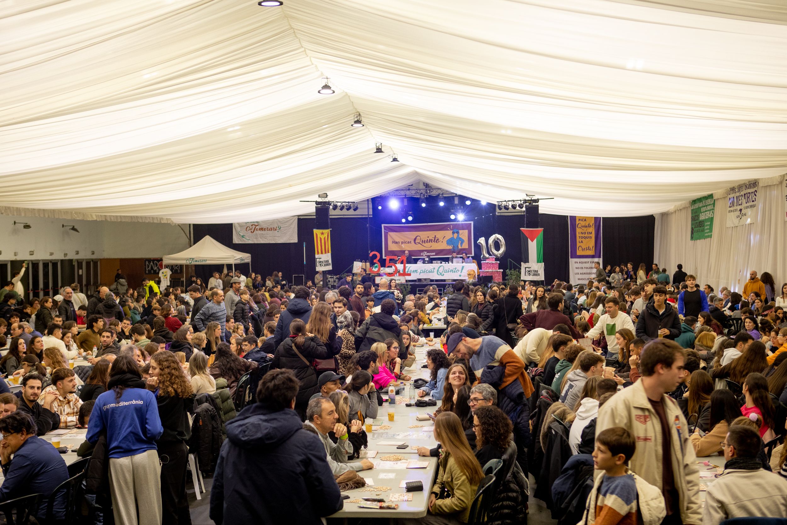 Quinto de Nadal de Cal Temerari. FOTO: Joana Arribas (TOT Sant Cugat)