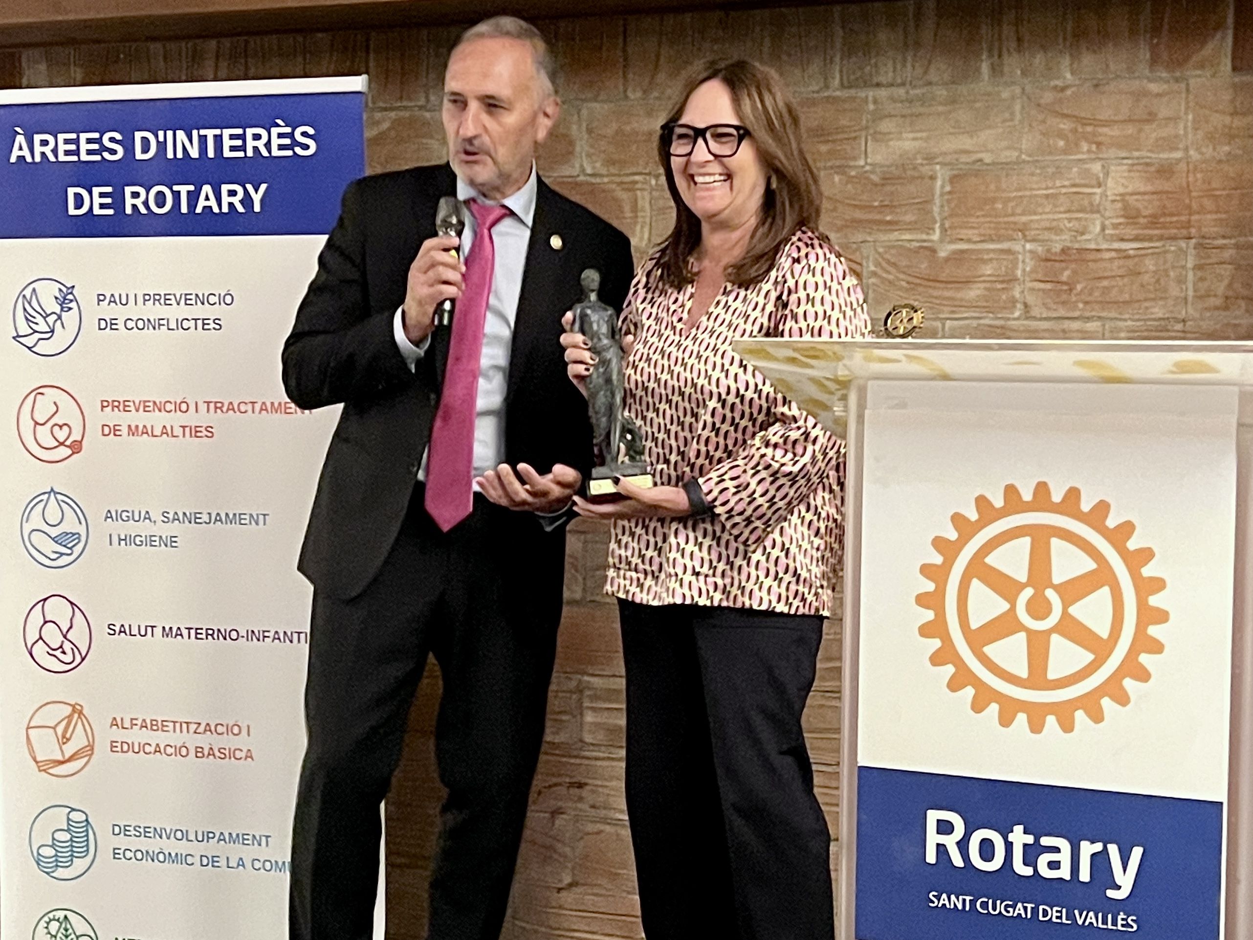 HP premiada a la Nit Rotària. FOTO: Cedida