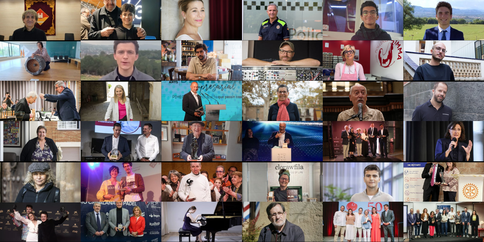 Protagonistes del 2025. FOTO: Arxiu