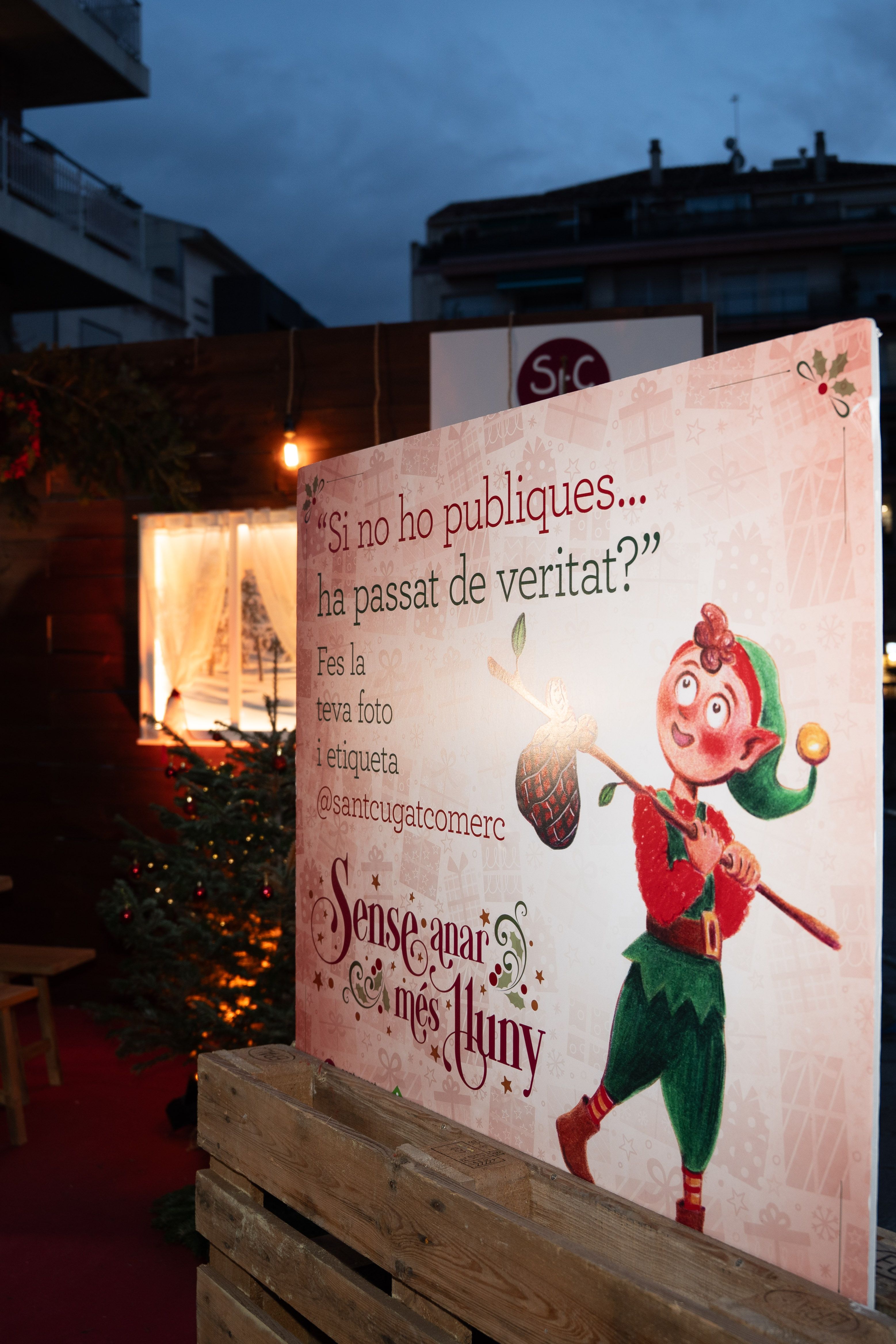 La taula per compartir els somnis FOTO: Carme de Olazábal