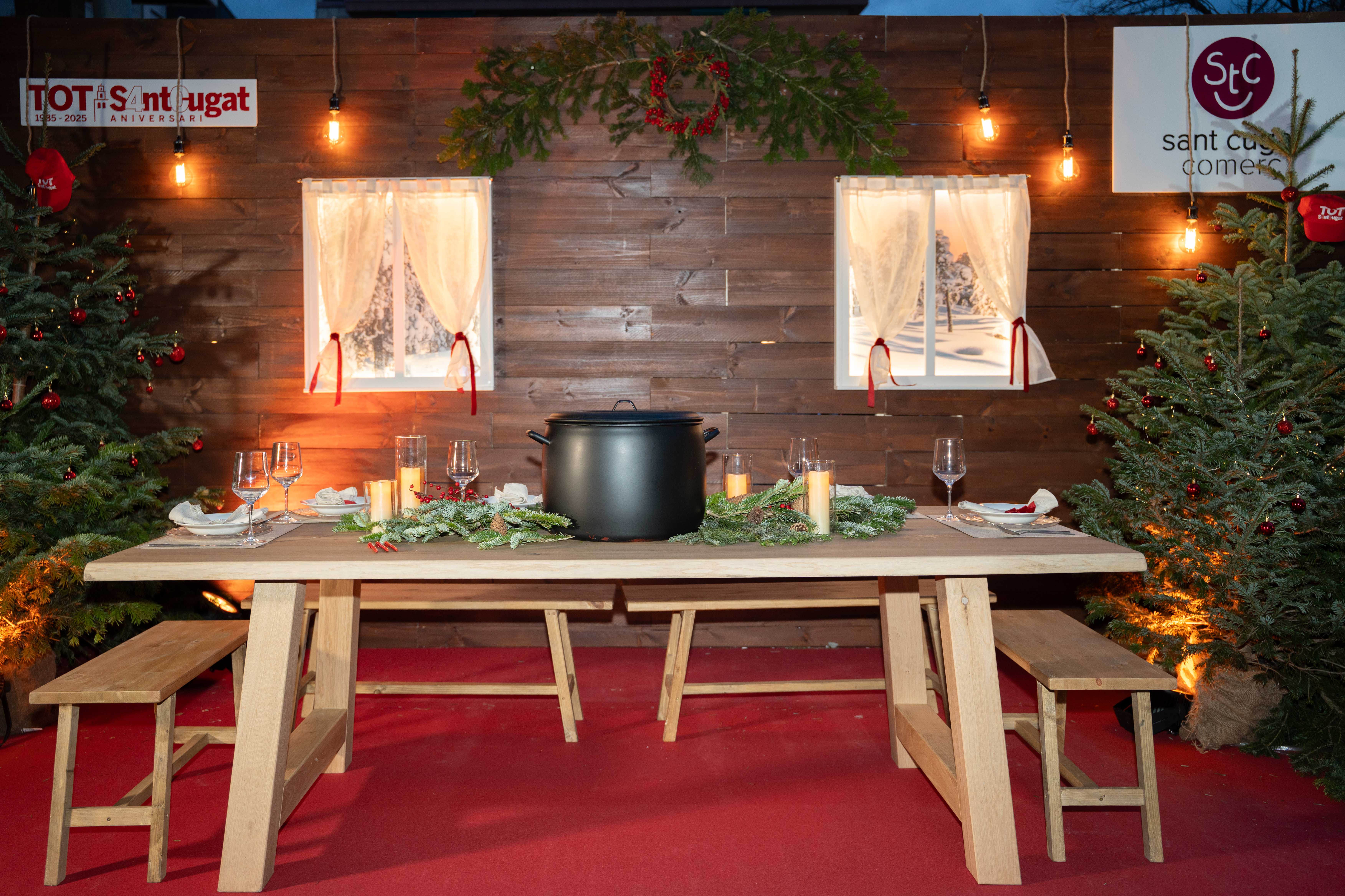 La taula per compartir els somnis FOTO: Carme de Olazábal