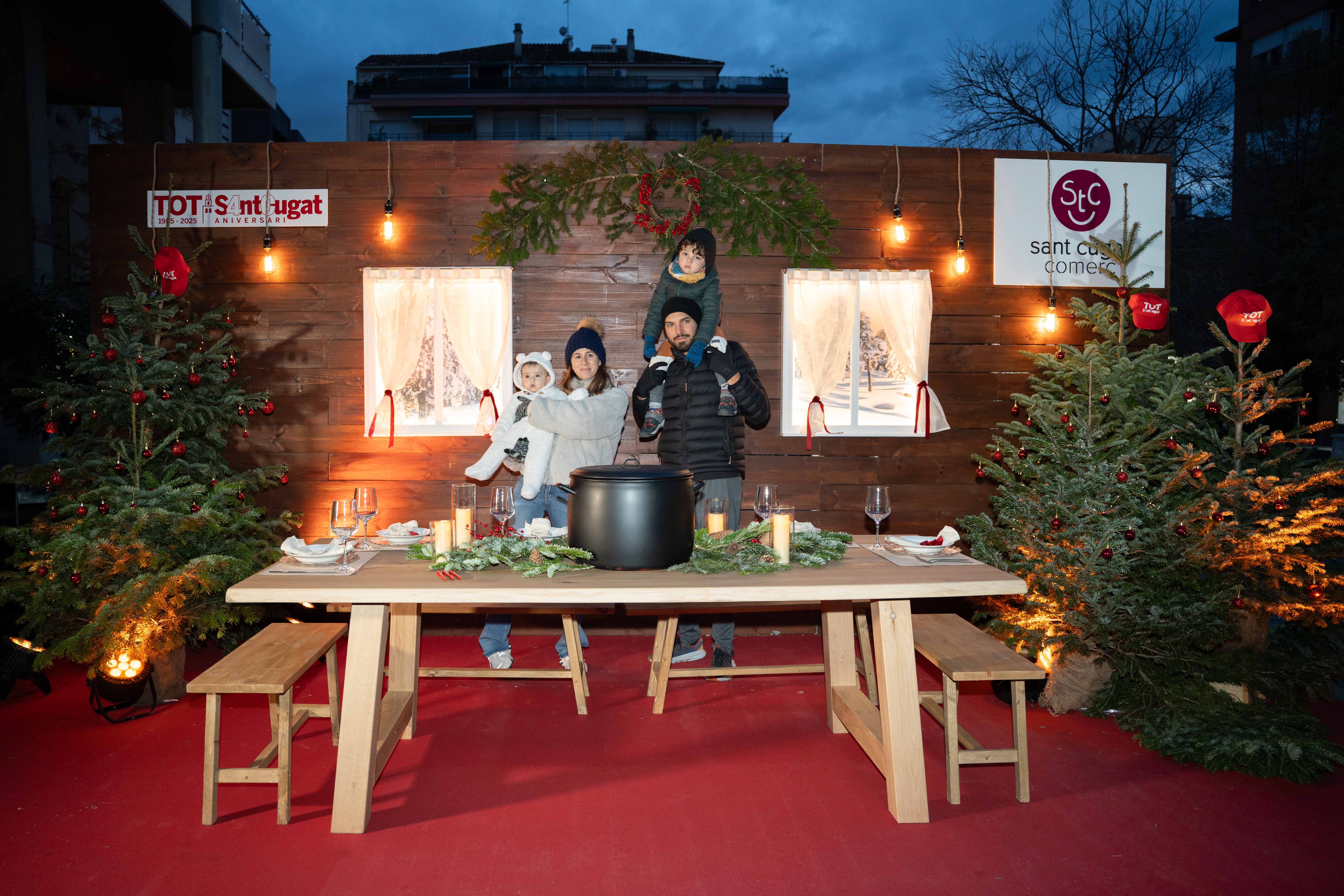 La taula per compartir els somnis FOTO: Carme de Olazábal