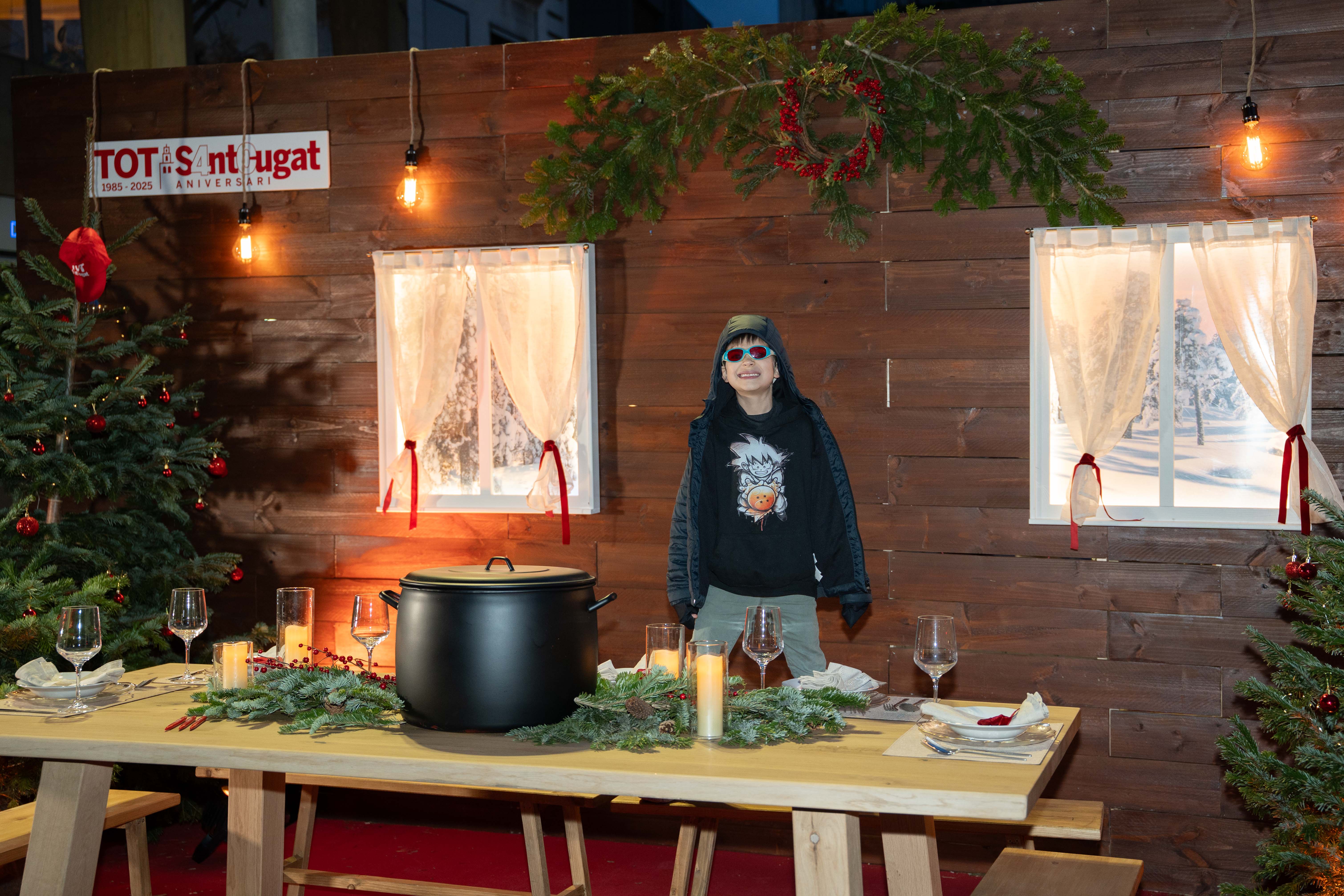 La taula per compartir els somnis FOTO: Carme de Olazábal