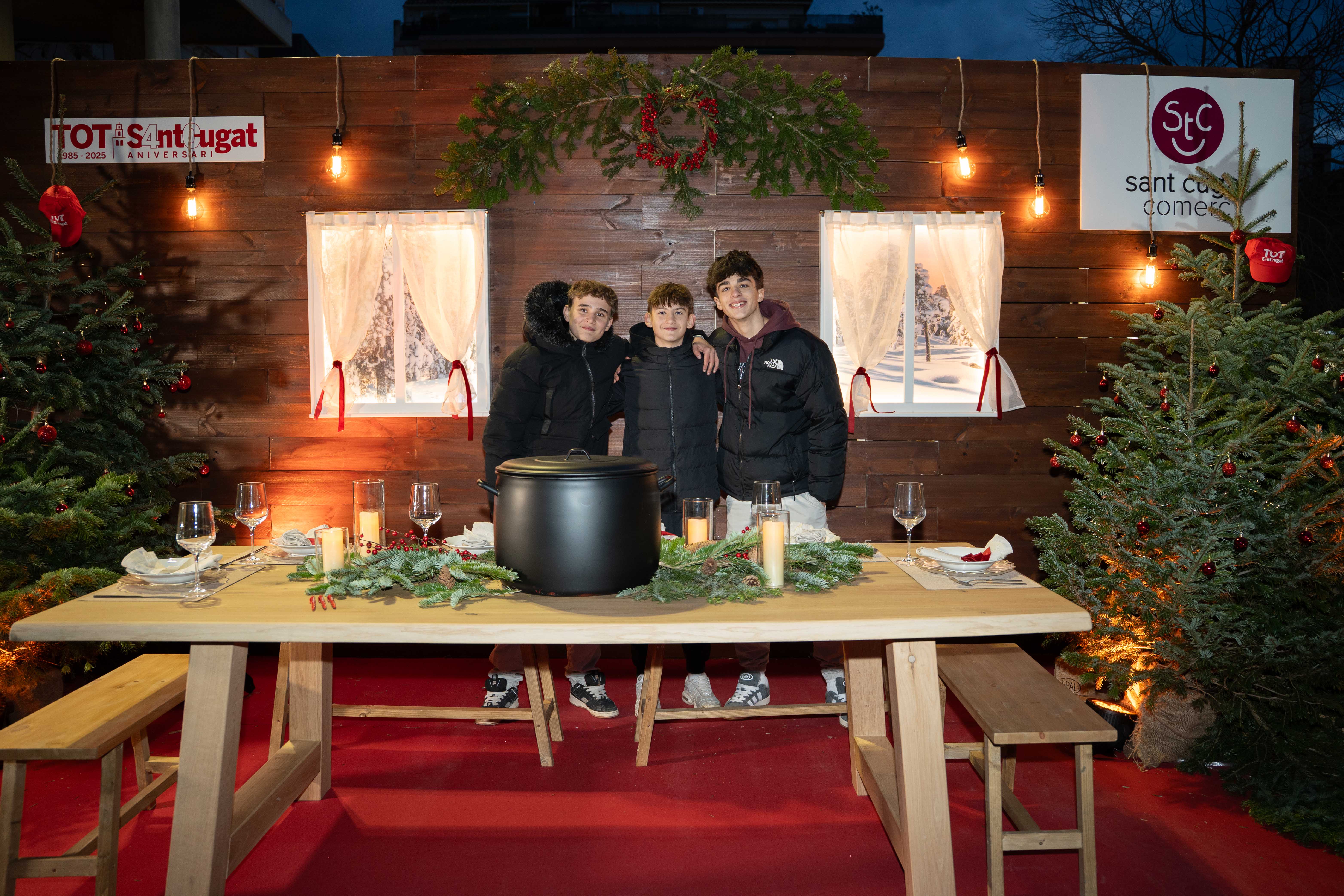 La taula per compartir els somnis FOTO: Carme de Olazábal