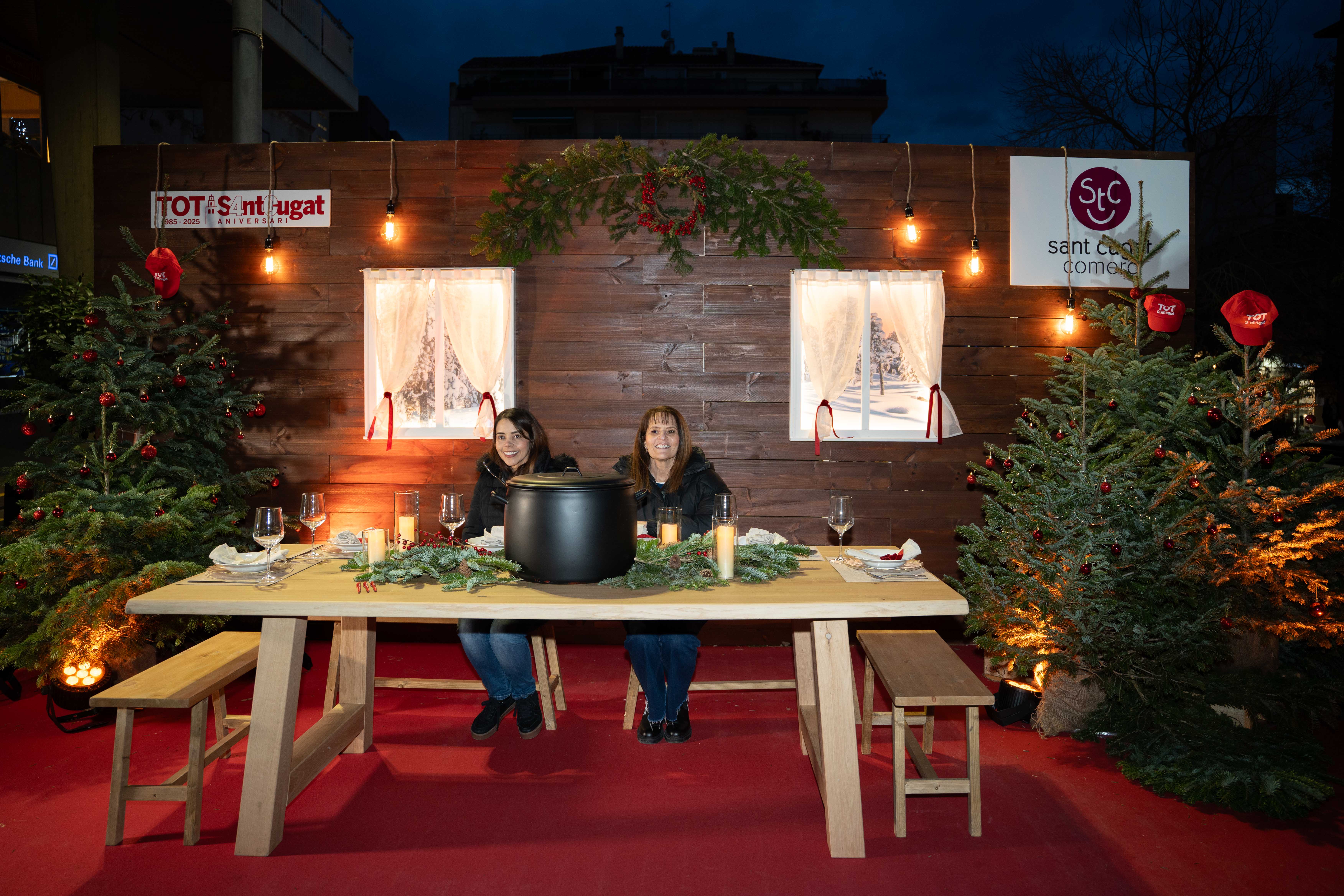 La taula per compartir els somnis FOTO: Carme de Olazábal