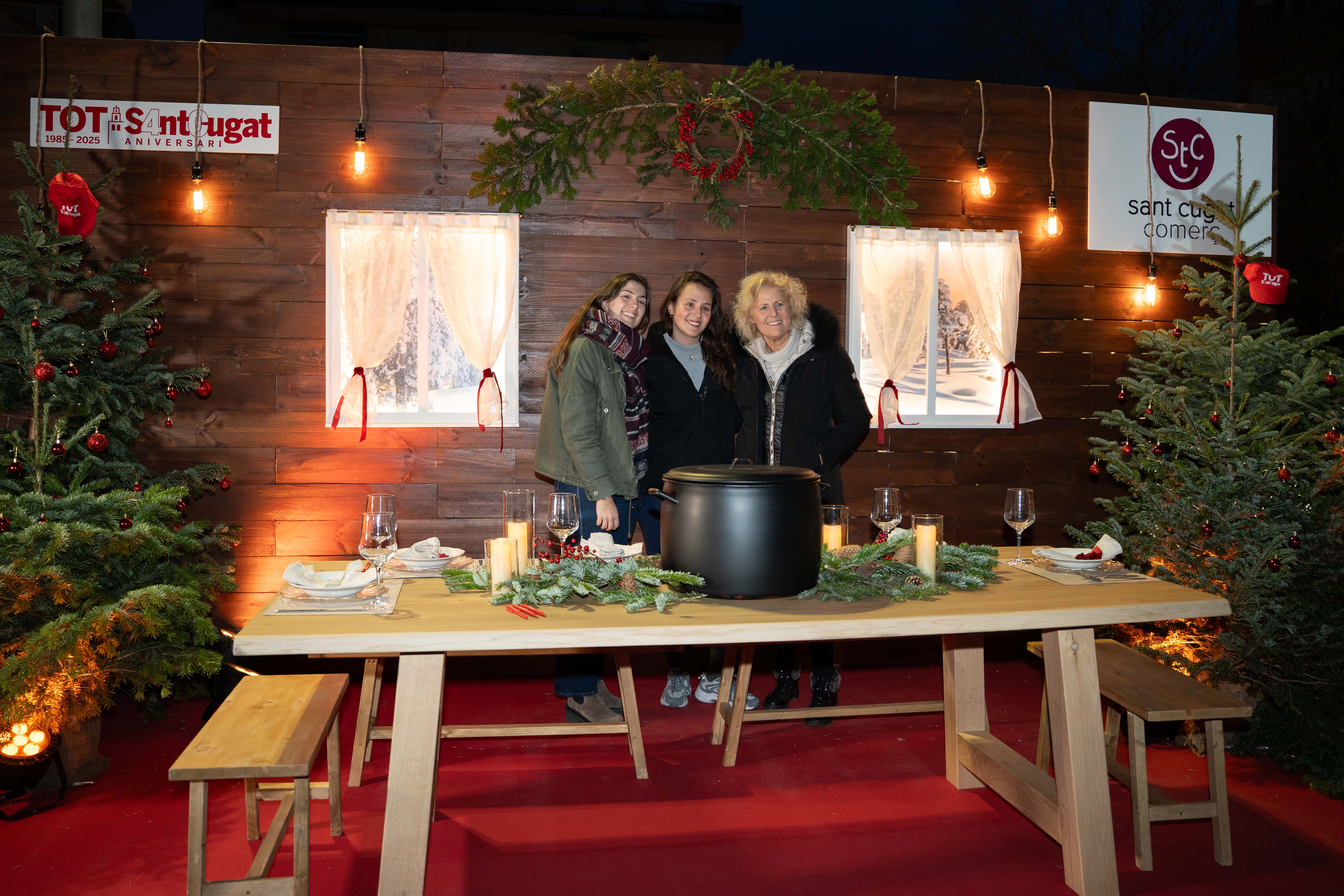 La taula per compartir els somnis FOTO: Carme de Olazábal