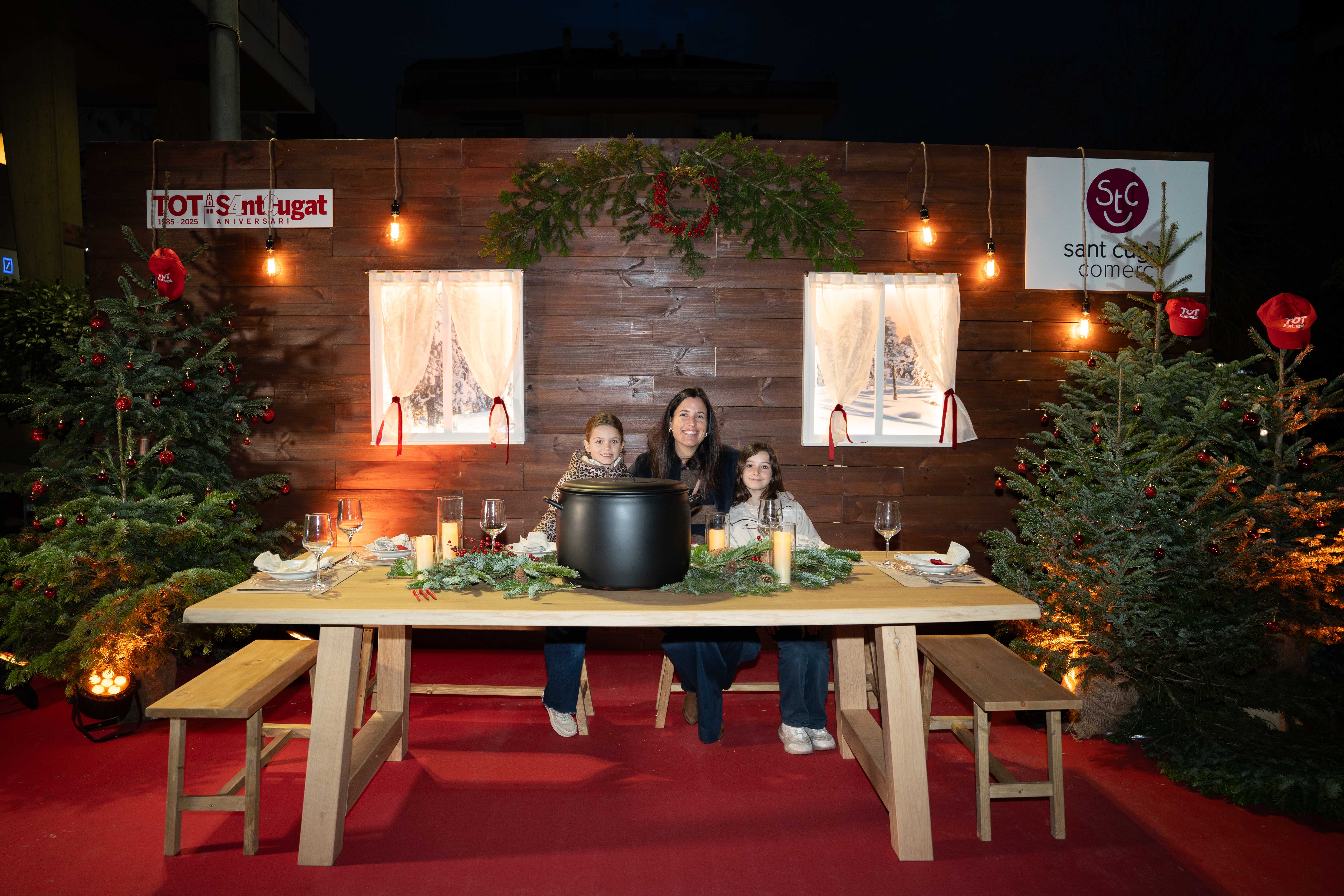 La taula per compartir els somnis FOTO: Carme de Olazábal