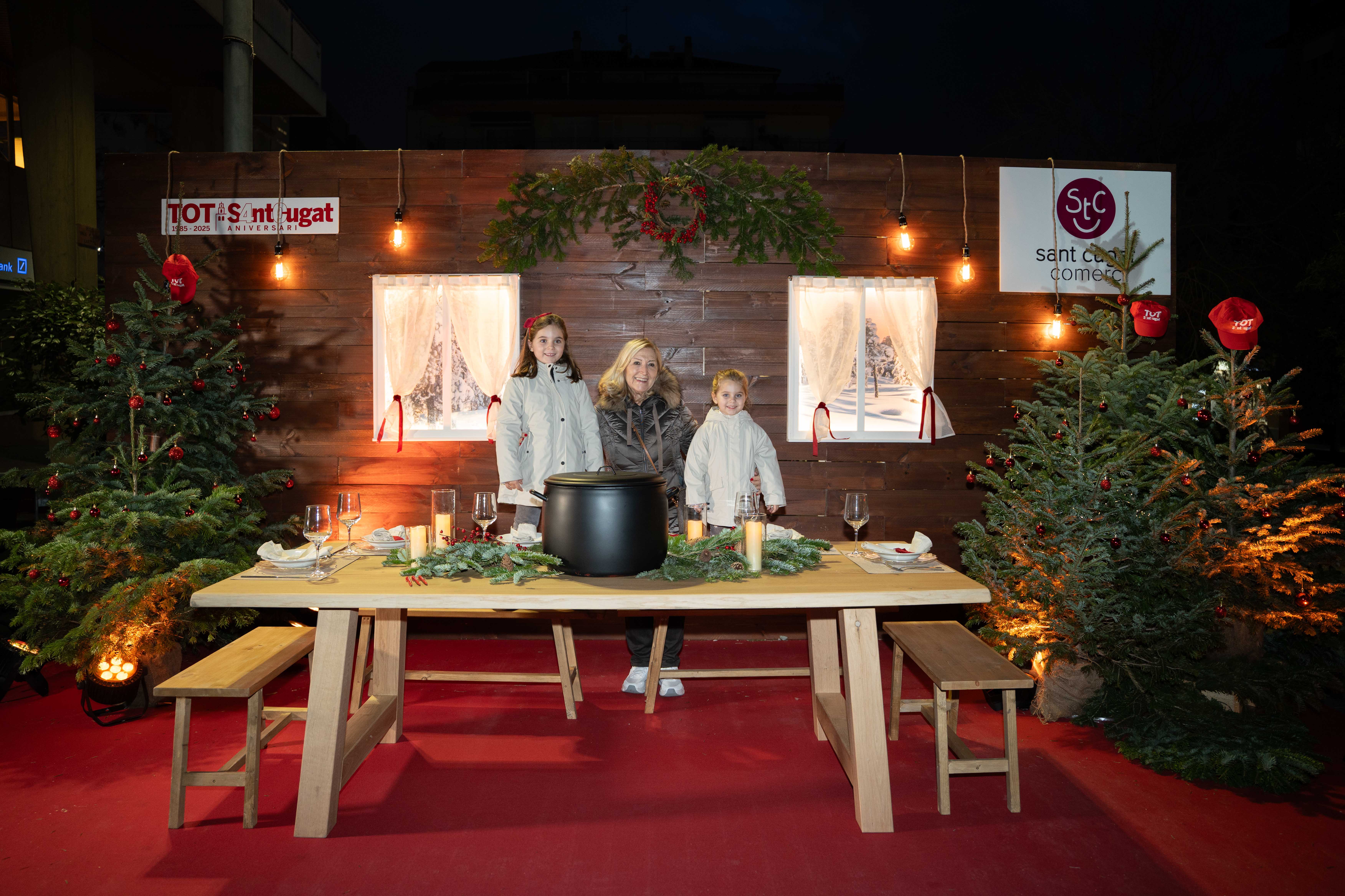 La taula per compartir els somnis FOTO: Carme de Olazábal