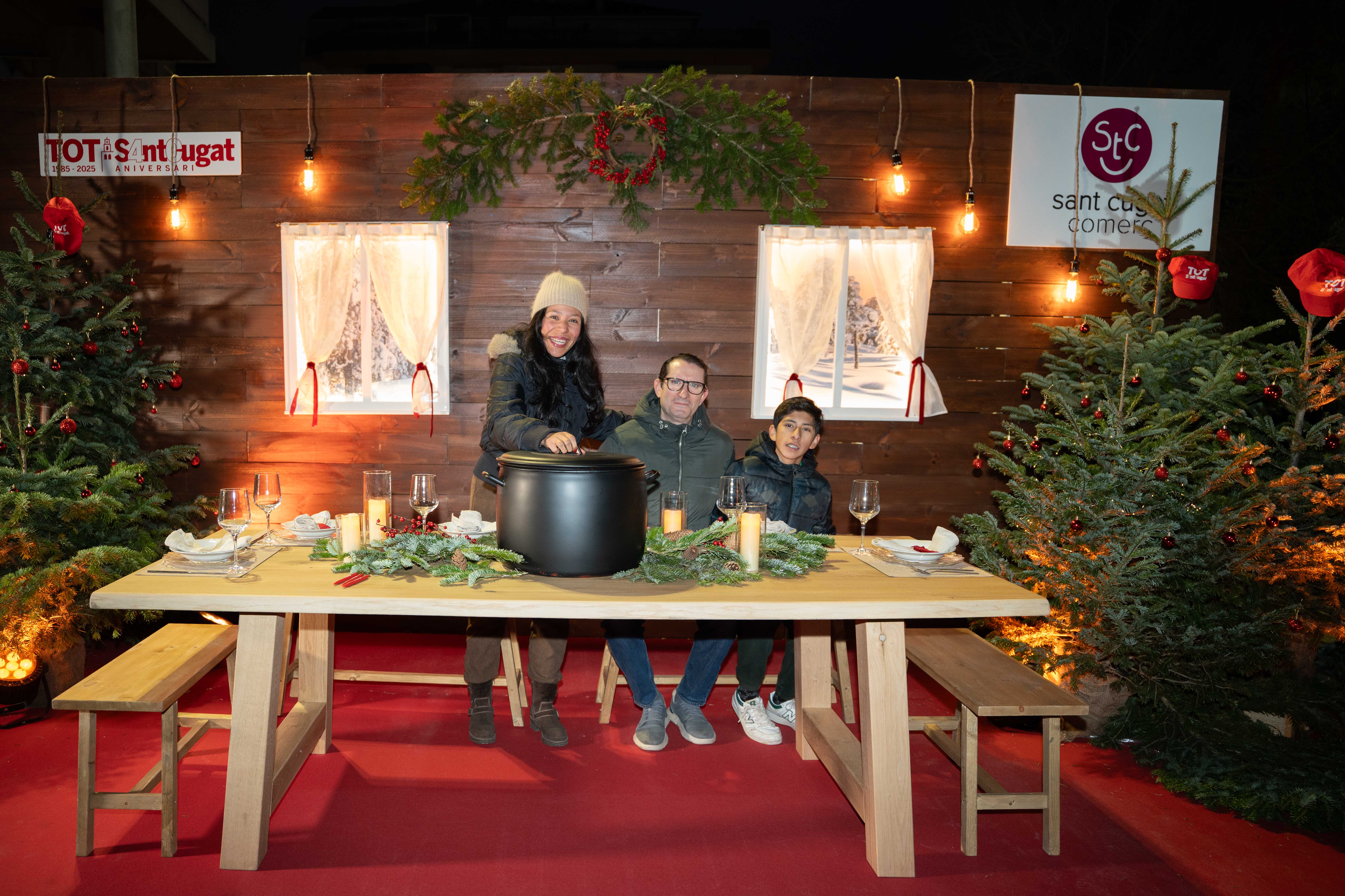 La taula per compartir els somnis FOTO: Carme de Olazábal