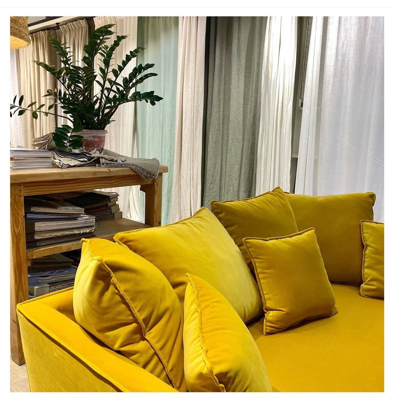 A Ombra són especialistes en tota mena de teixits per la llar. FOTO: Cedida