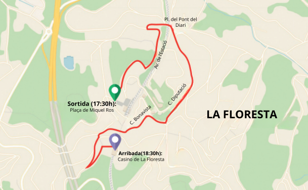 Recorregut de la cavalcada dels Reis d'Orient a la Floresta. FOTO: TOT Sant Cugat