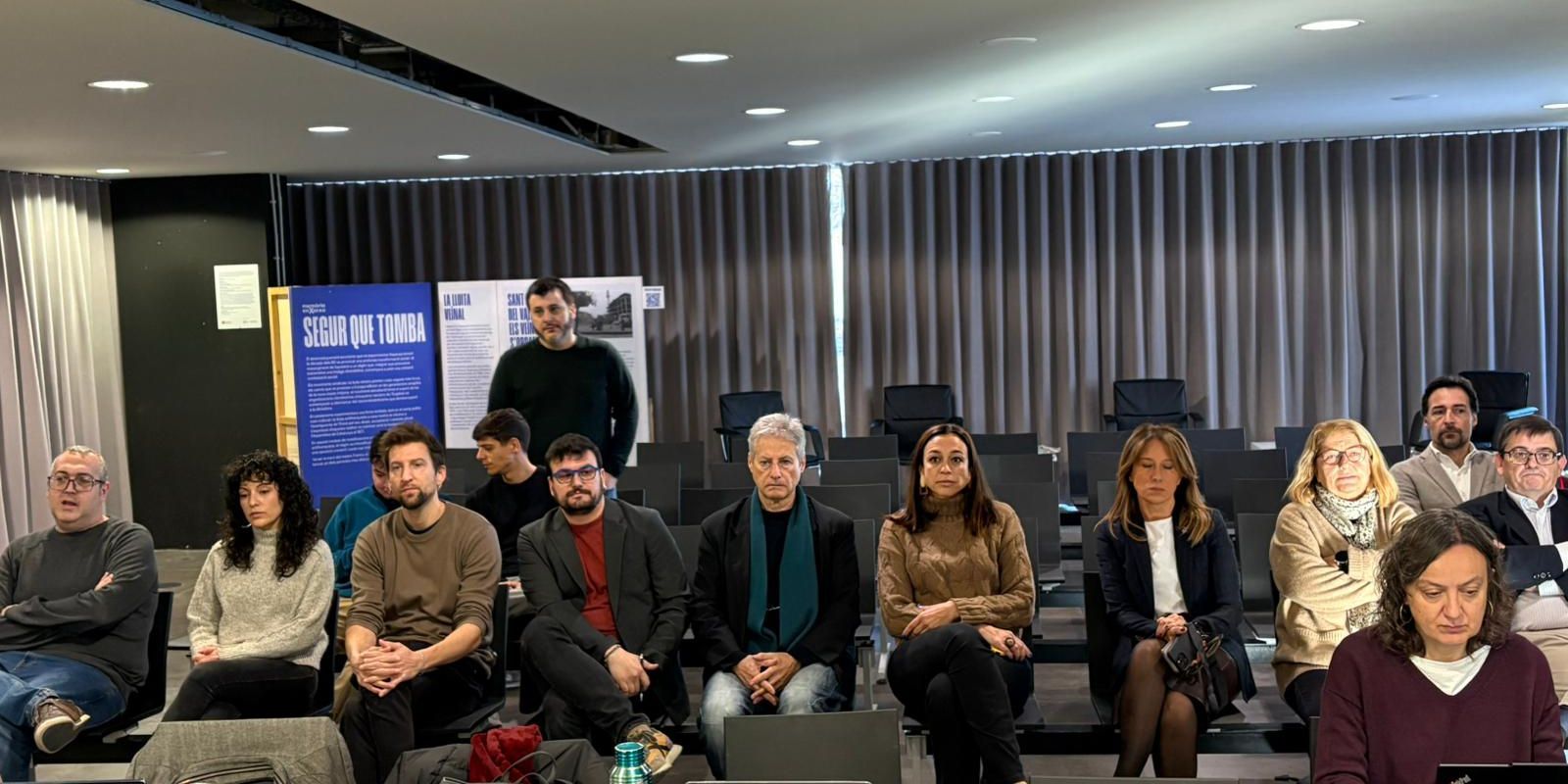 Tota l’oposició menys Vox van abandonar el ple municipal per la gestió del govern amb el pressupost. FOTO: Àgata Guinó