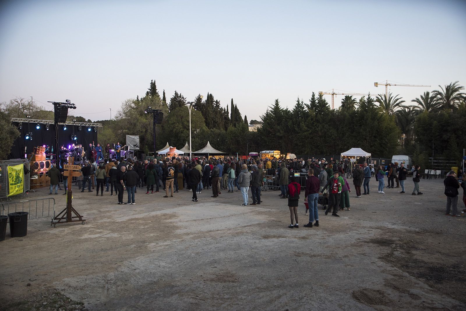 Festival de música a l’espai de les antigues carpes. FOTO: Cedida