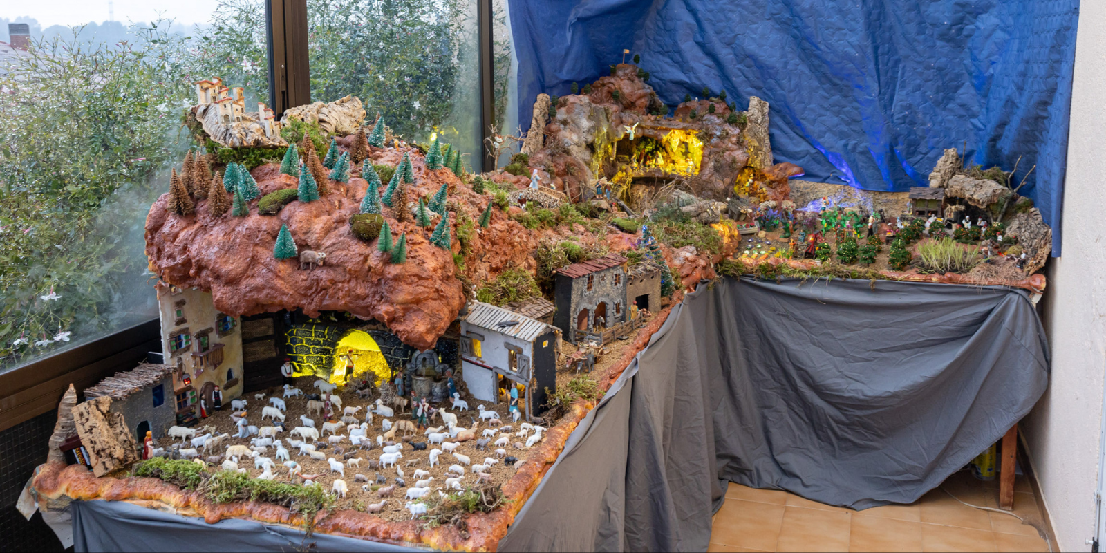 Pessebre de Sergi Sánchez, primer premi categoria popular. FOTO: Ateneu