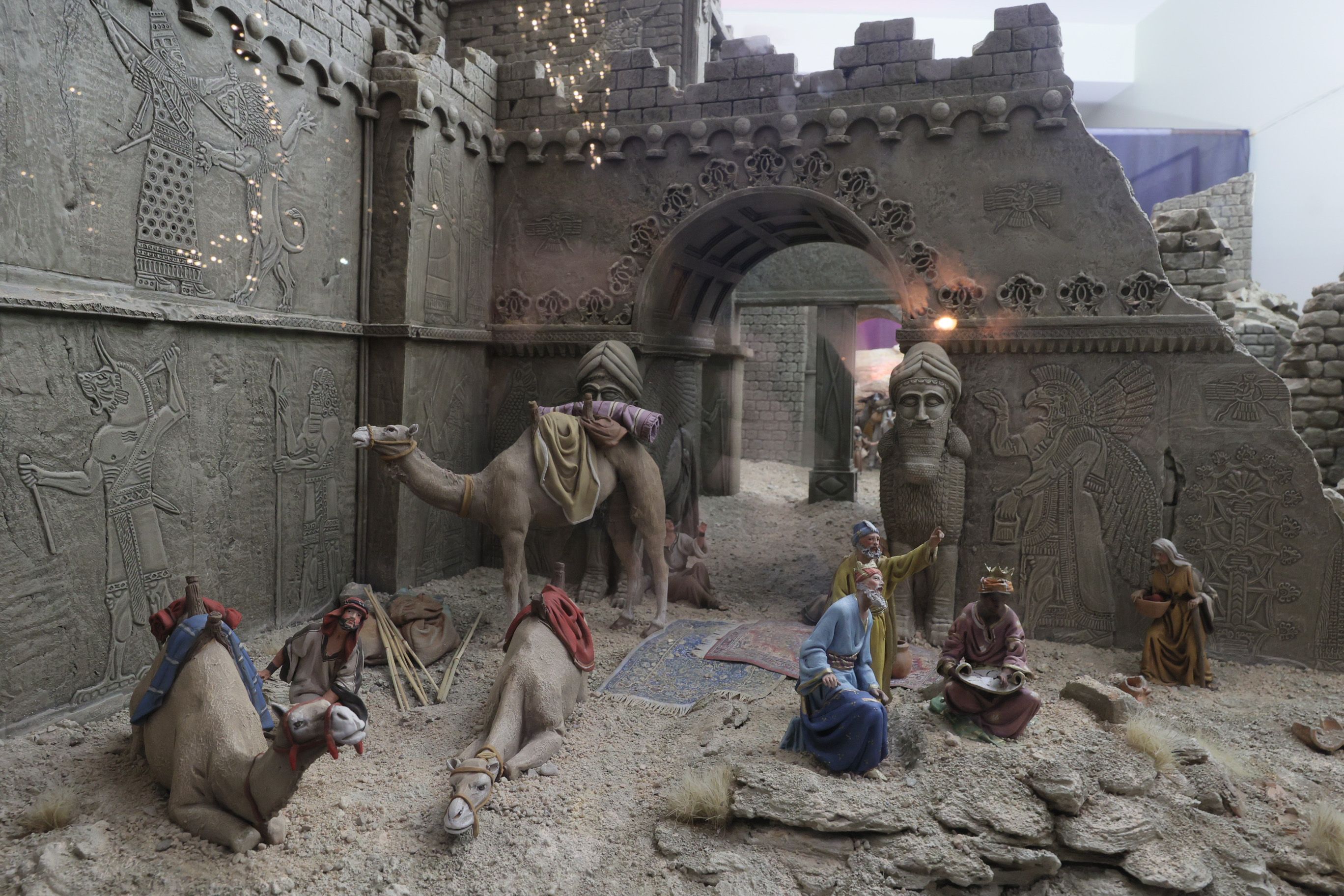 Pessebre  d'Adrià Pros i Torres, primer premi de la categoria Artistic. FOTO: Ateneu