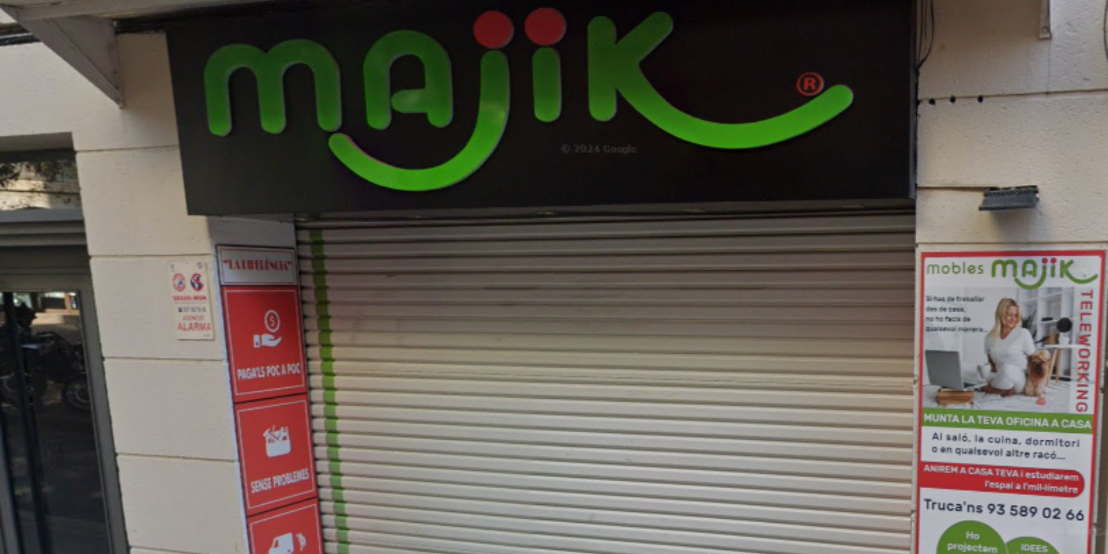 La botiga de mobles Majik al carrer de Sant Jordi, 29. FOTO: Google Maps