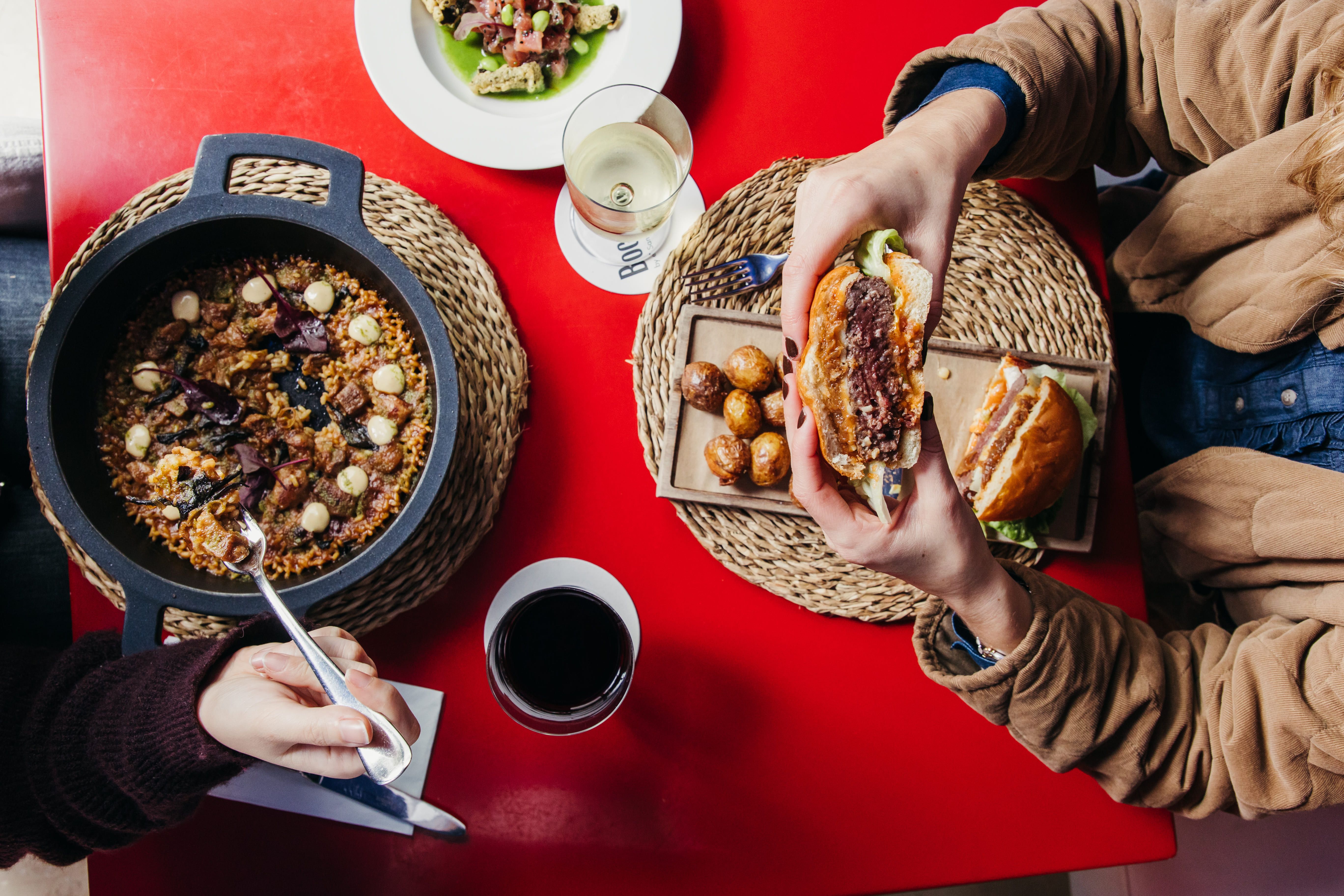 Plats al restaurant Bocablo, de El Sant Cugat Hotel. FOTO: Cedida