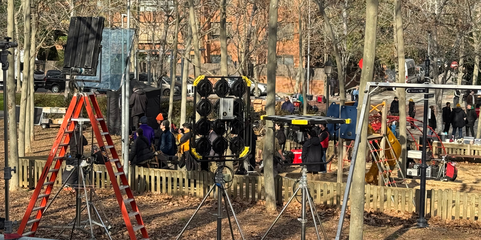 Filmació d'un anunci al Parc Central. FOTO: TOT Sant Cugat