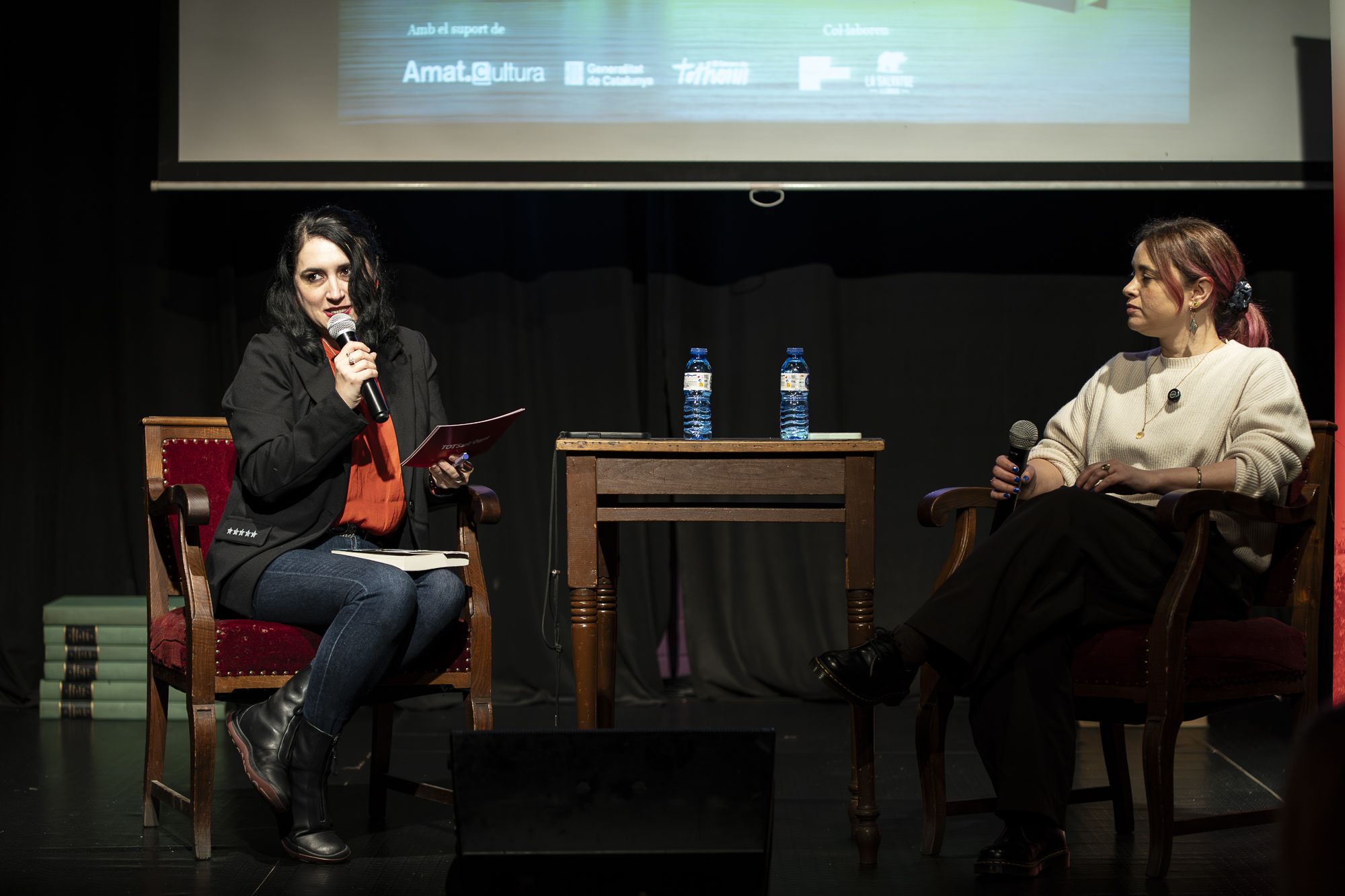 Presentació del llibre 'L'udol de l'aigua' de Laia Vilaseca. FOTO: Mireia Comas (TOT Sant Cugat)