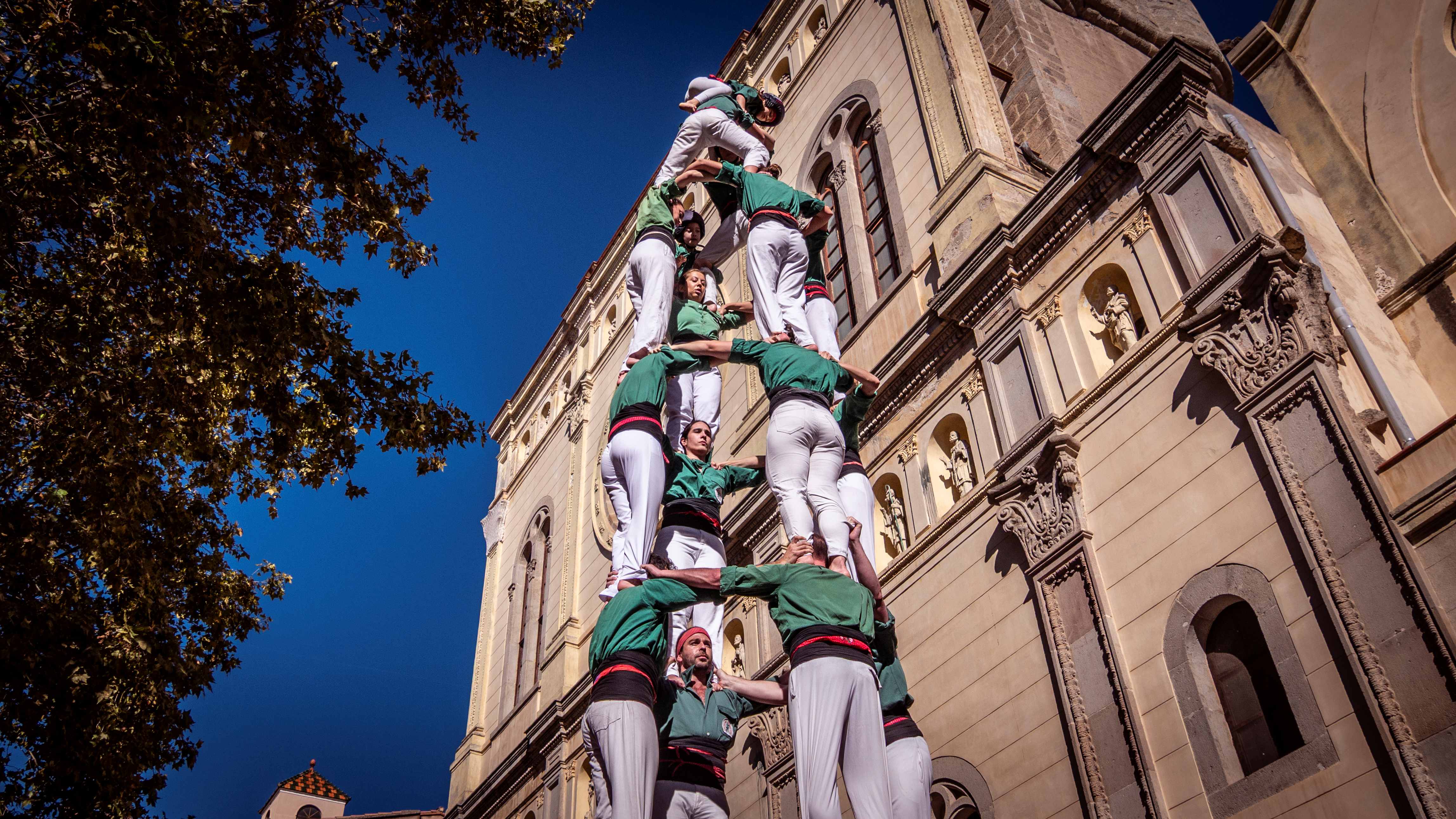 Castellers de Sant Cugat a Matarò 2025 FOTO: Cedida 