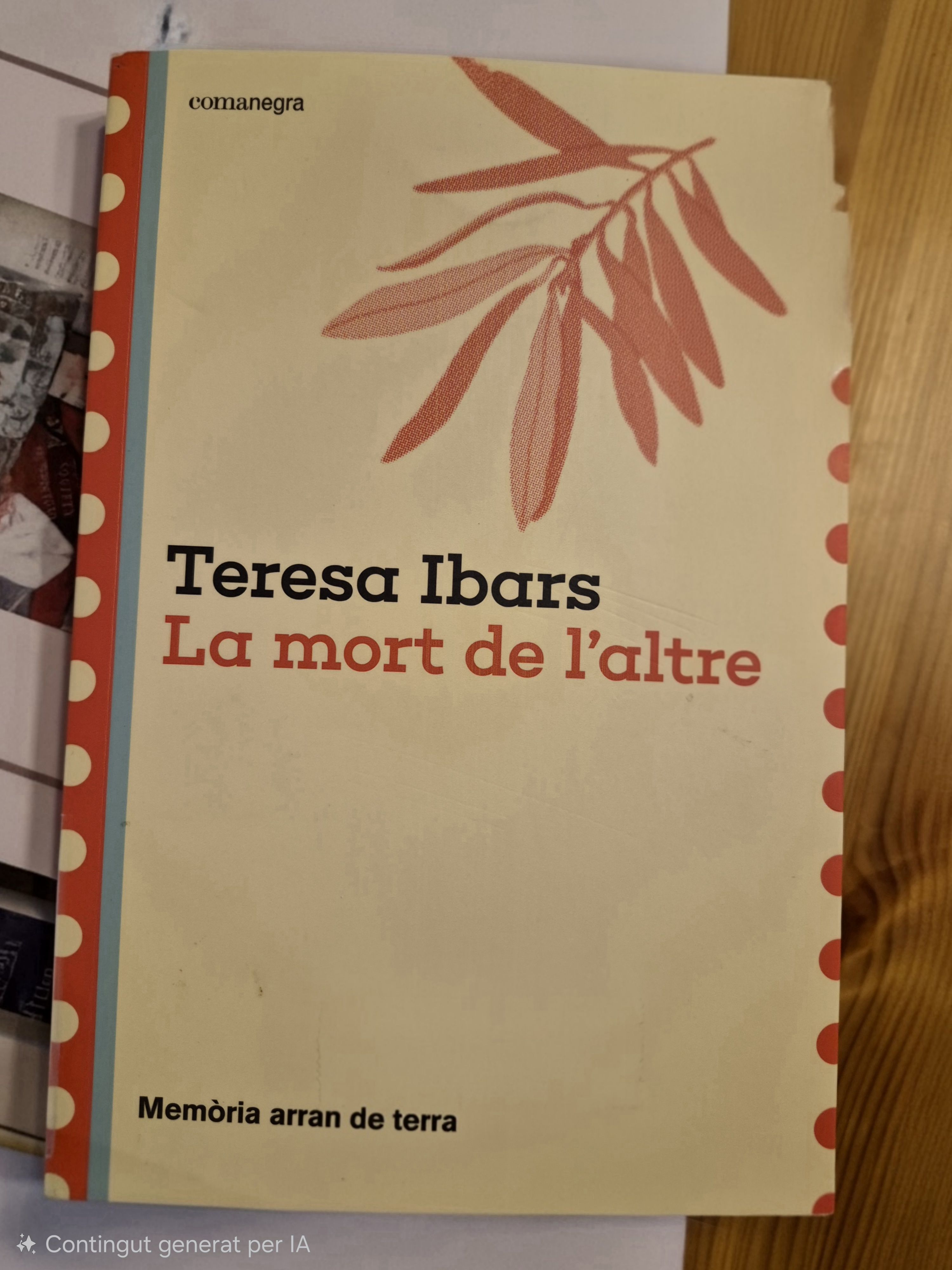 Llibre Teresa Ibars FOTO: Cedida