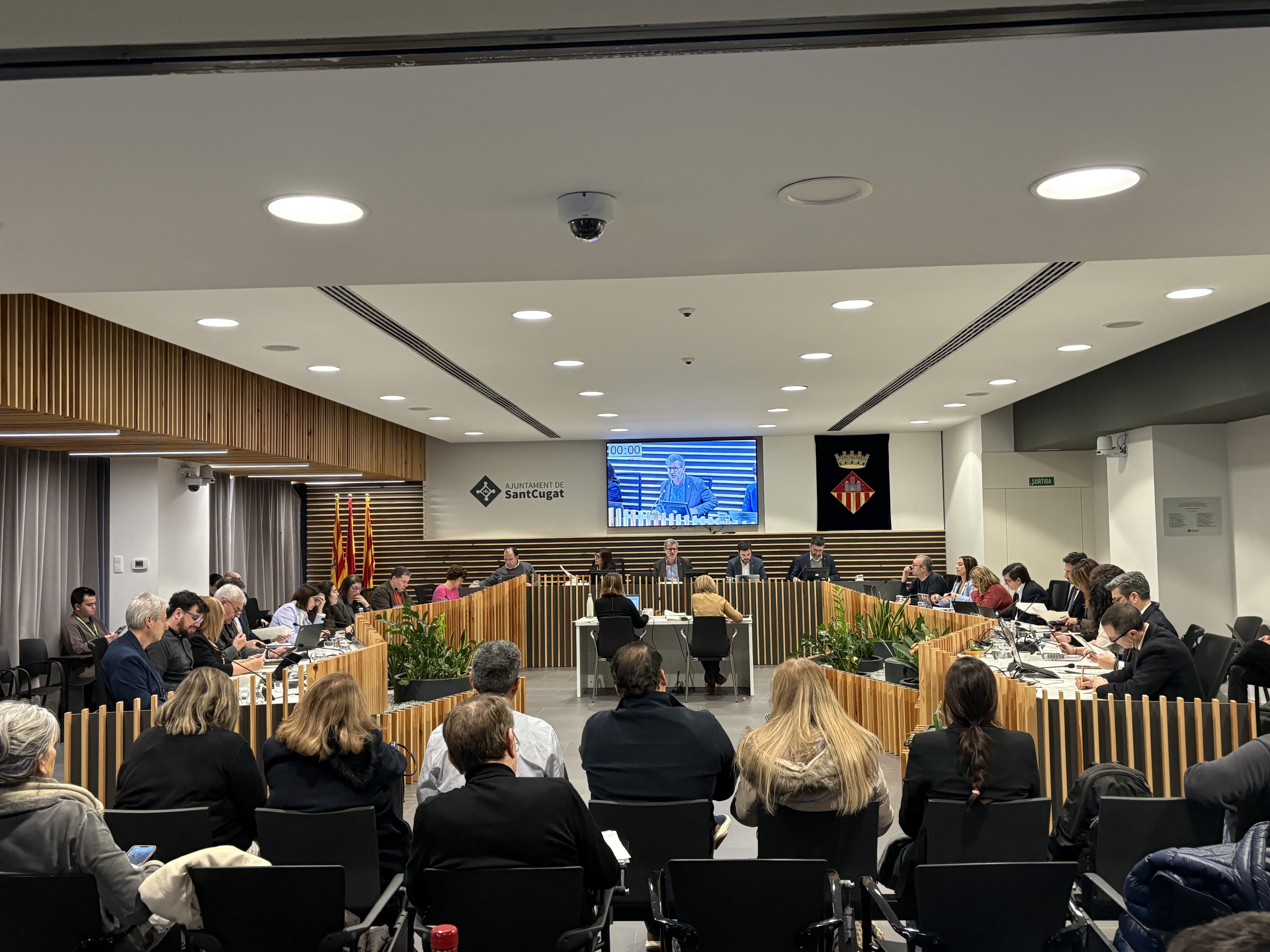 El ple municipal de gener FOTO: TOT Sant Cugat