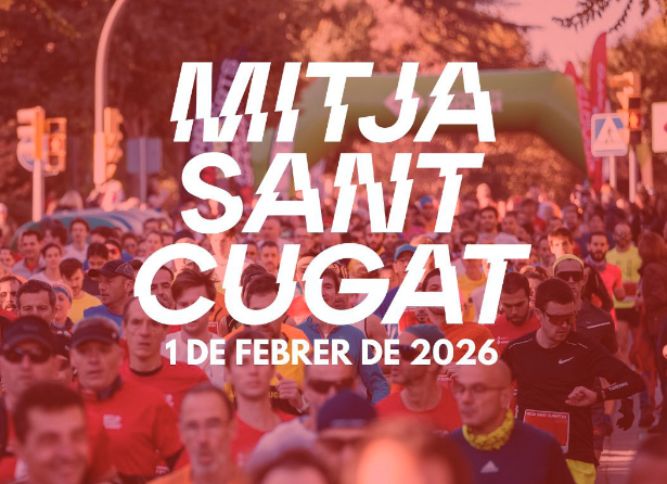 Cartell Mitja Sant Cugat FOTO: Cedida 