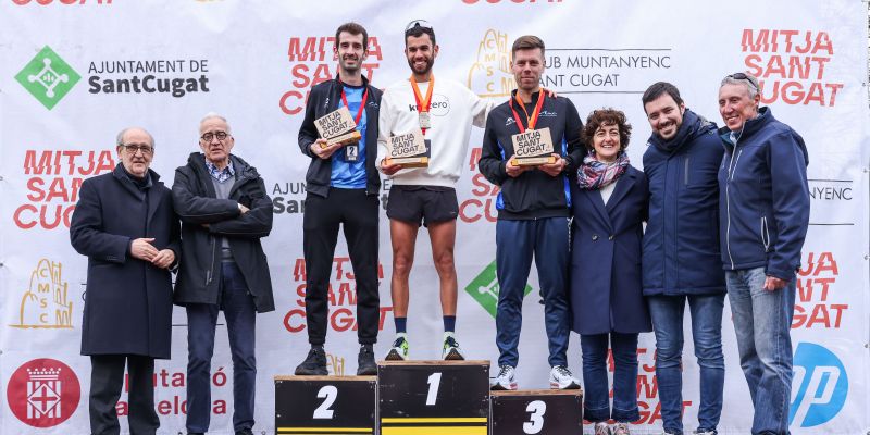 Roger Andreu guanyador de la Mitja FOTO: Cedida