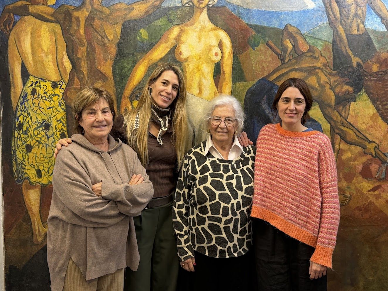 D'esquerra a dreta: Cinta Borrell, Laura Grau, Maria Assumpció Vilà i Rosina Alemany. FOTO: TOT Sant Cugat