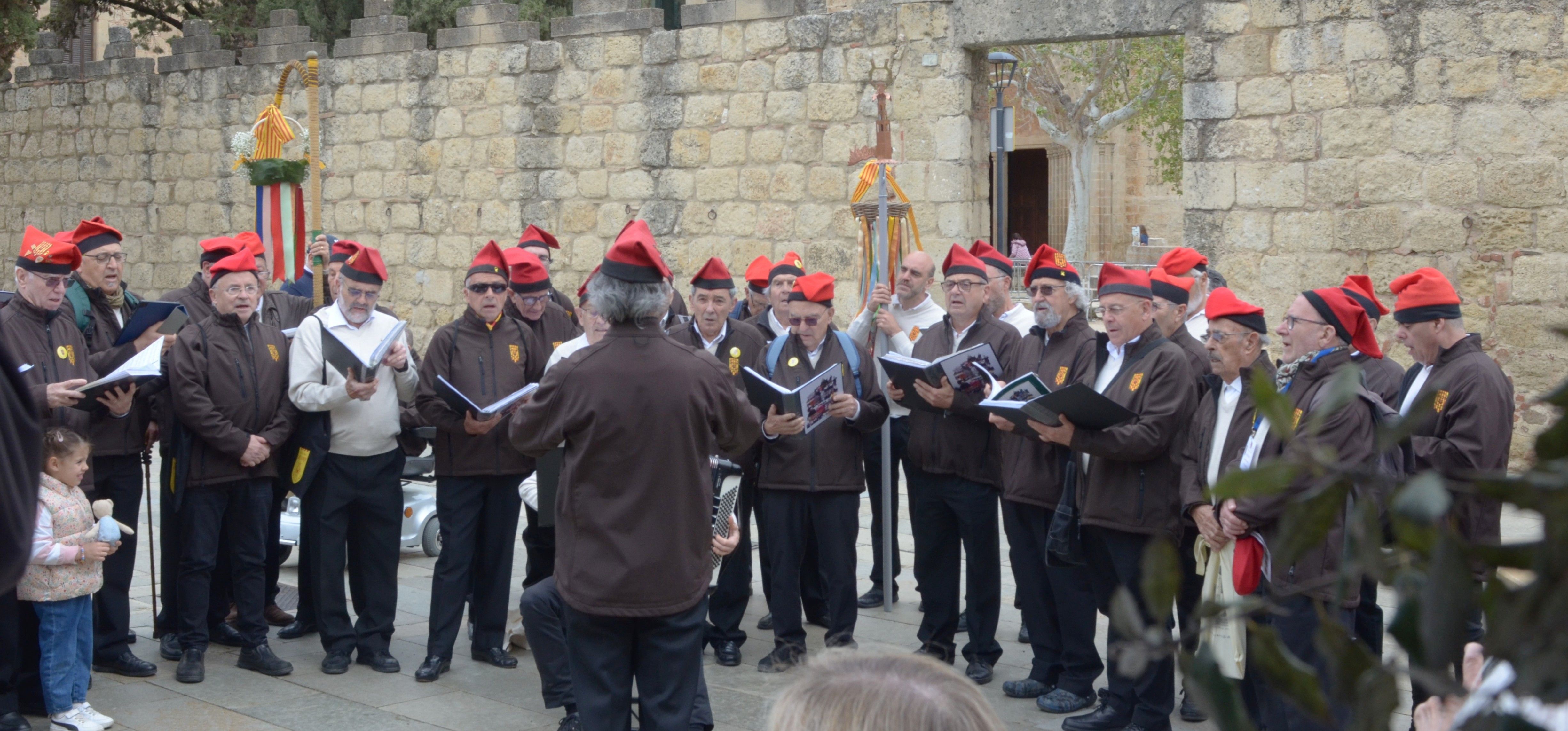 La Lira Caramelles a la Pl. Octavià FOTO: Cedida