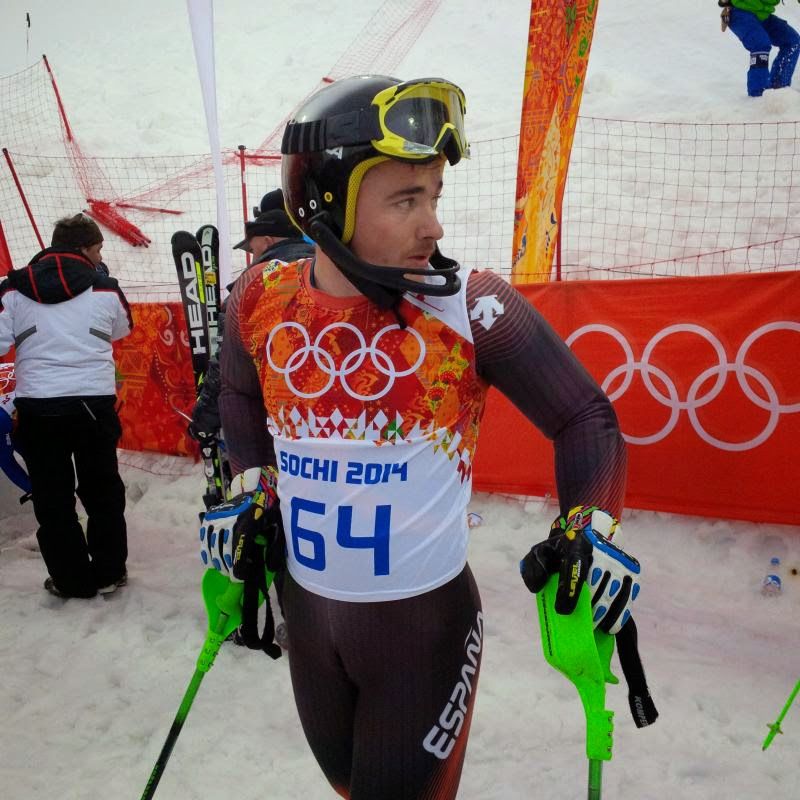 Pol Carreras en els Jocs Olímpics de Sotxí 2014. FOTO: Cedida