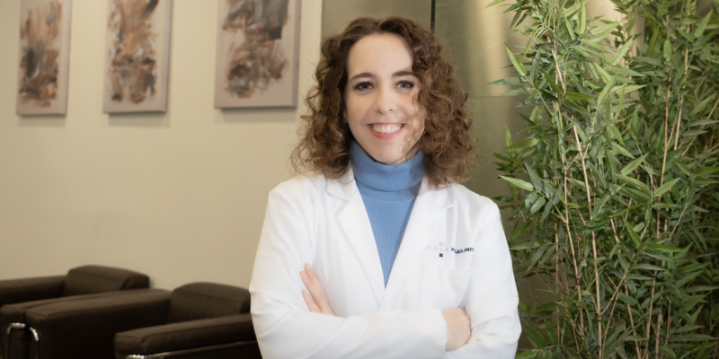 Miriam Rivera, especialista en medicina regenerativa i antienvelliment del CIR de Grup Policlínic, al Policlínic Torreblanca FOTO: Cedida