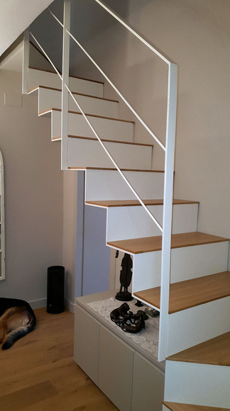 Escala al pis reformat per Construïm com cal. FOTO: Cedida