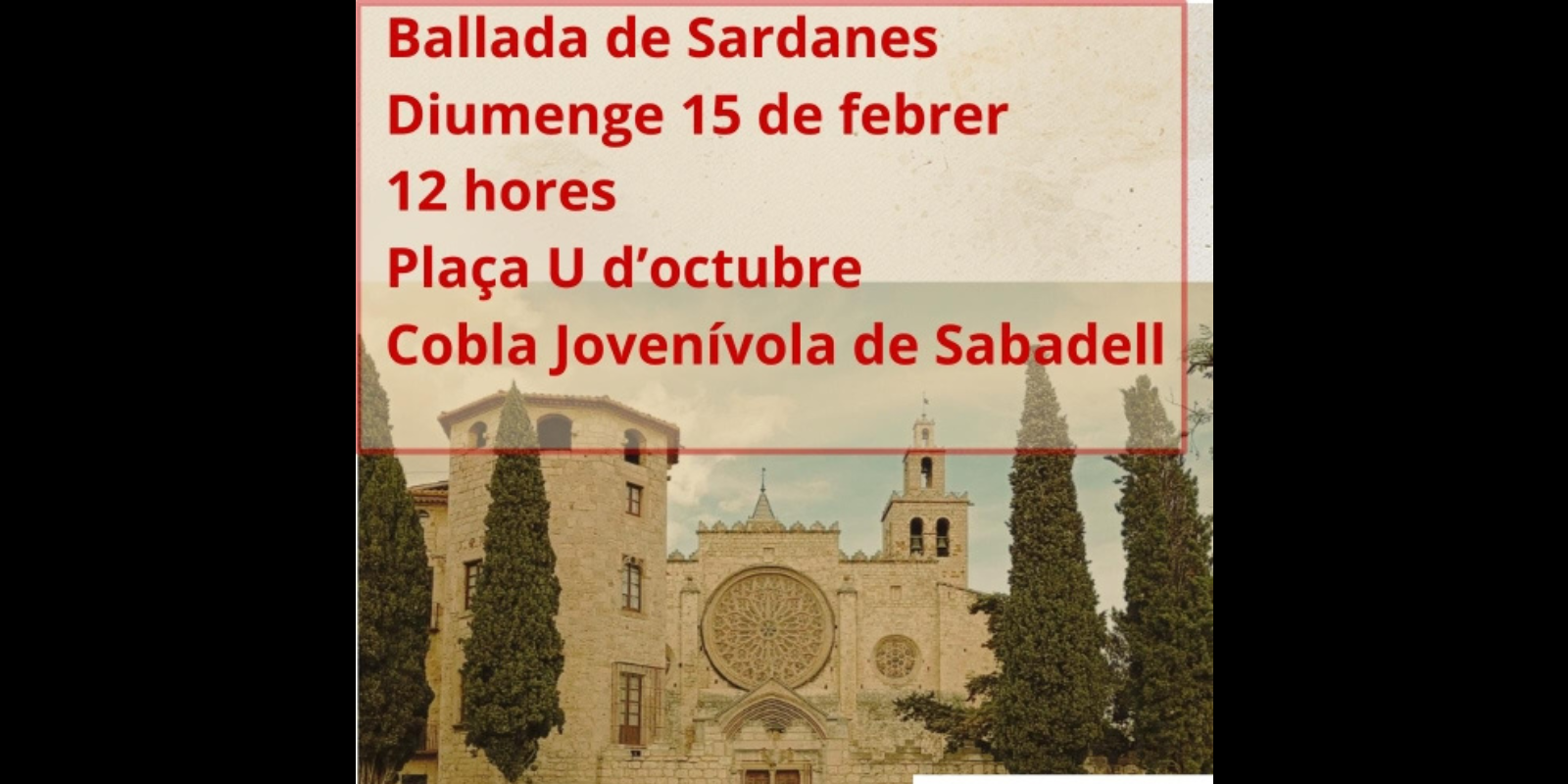 Bon dia!. FOTO: Entitat Sardanista