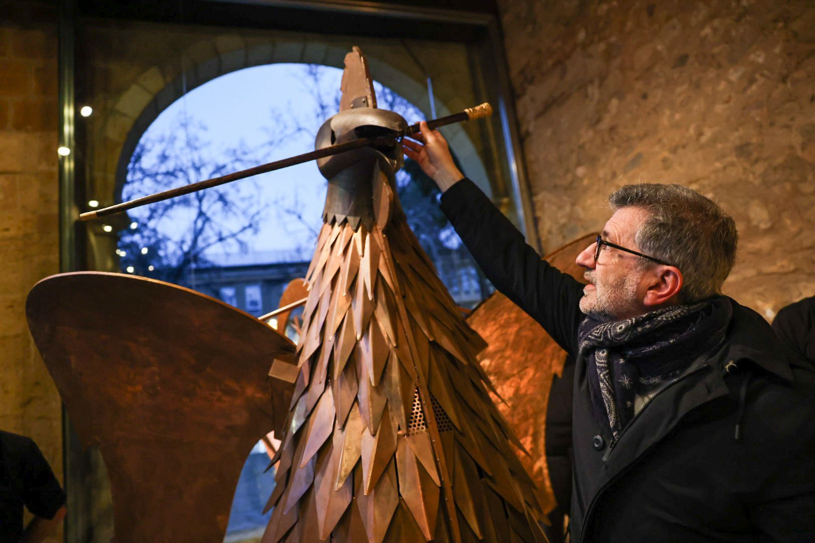 Presa de poder del Gall de Carnaval. FOTO: Ajuntament