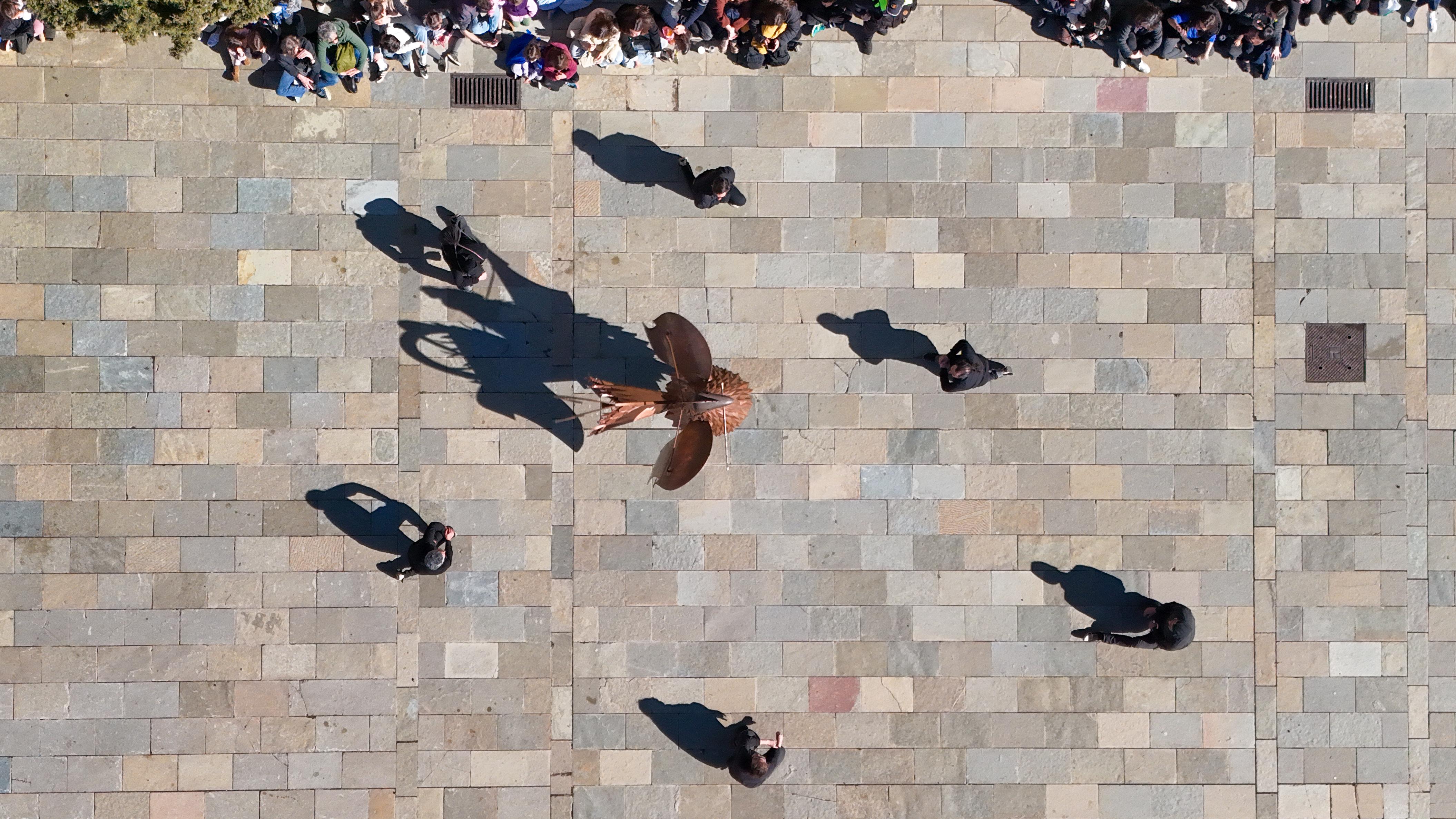 Ball de Gitanes de Carnaval de Sant Cugat a vista de dron FOTO: Jaume Benet (TOT Sant Cugat)