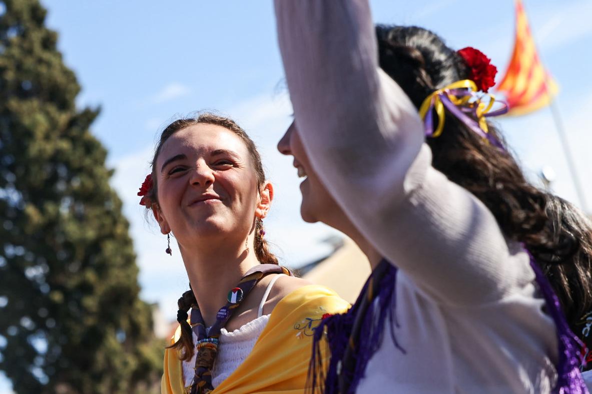 Ball de Gitanes de Carnaval a la plaça d'Octavià FOTO: Ajuntament