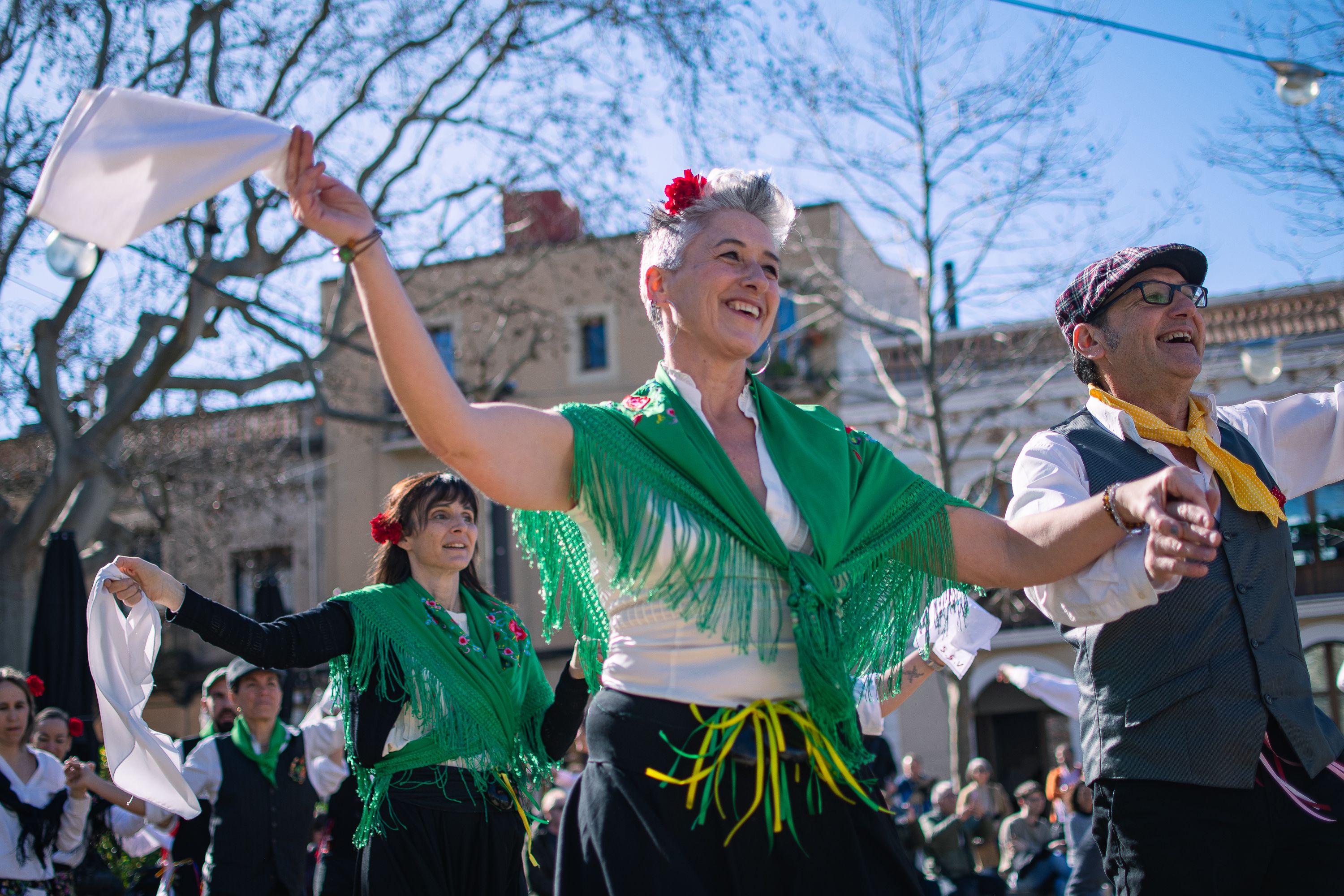 Ball de Gitanes desoctaviades a la plaça de Barcelona FOTO: Pol Rodríguez (TOT Sant Cugat)