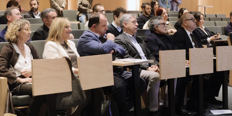 Autoritats a la jornada d'ecosistemes de salut. FOTO: Ajuntament