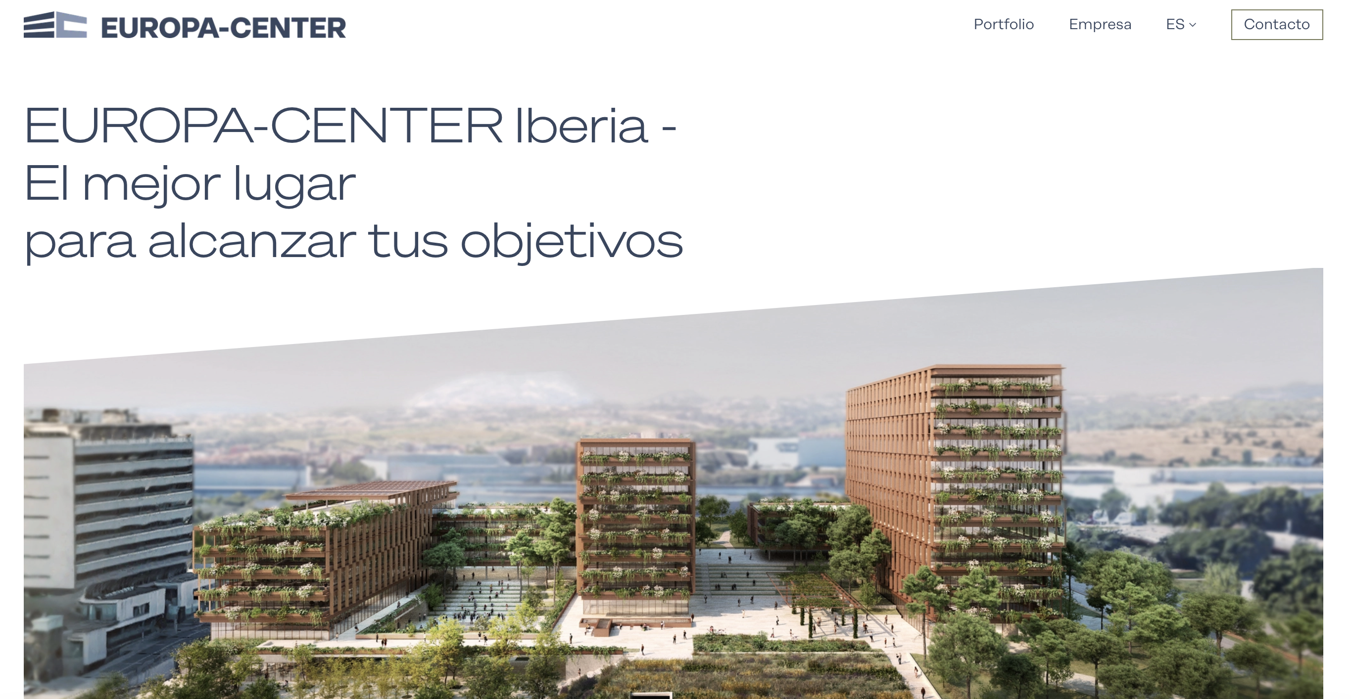 La nova web d'EUROPA CENTER Iberia FOTO: Cedida